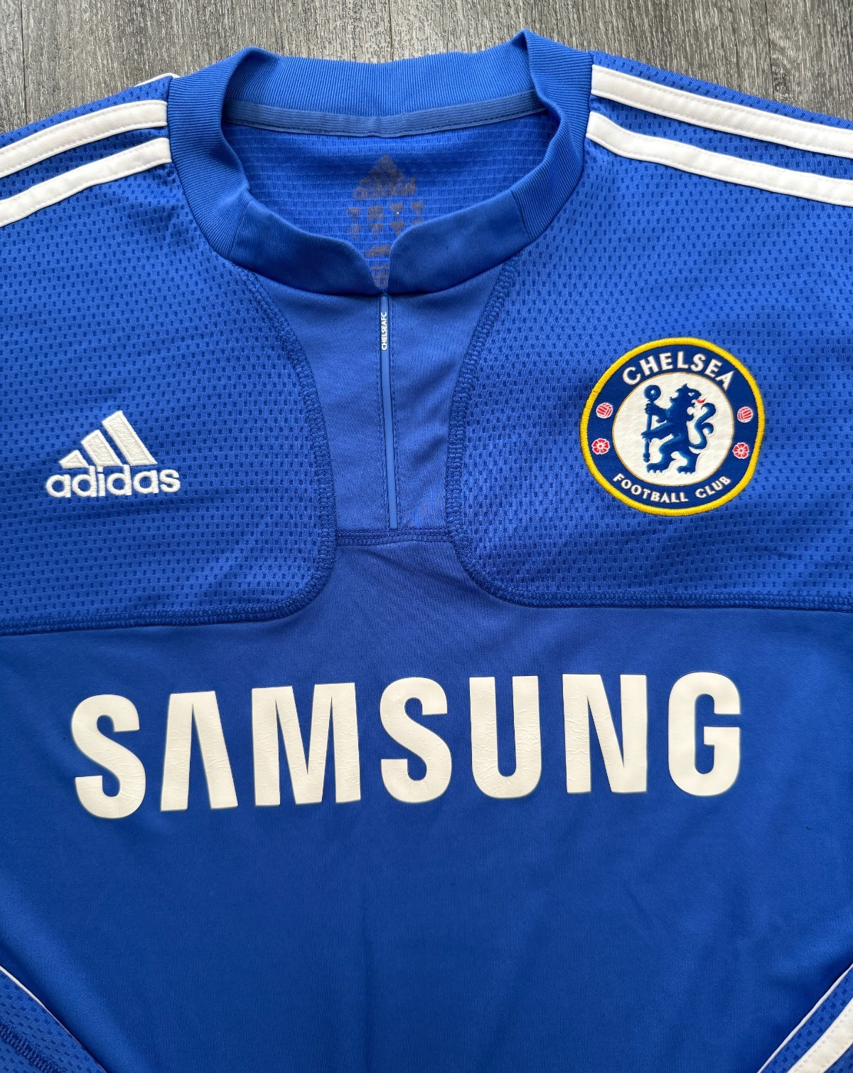 Original Adidas Chelsea 2009/2010 Long Sleeve Home Shirt Mens Small1