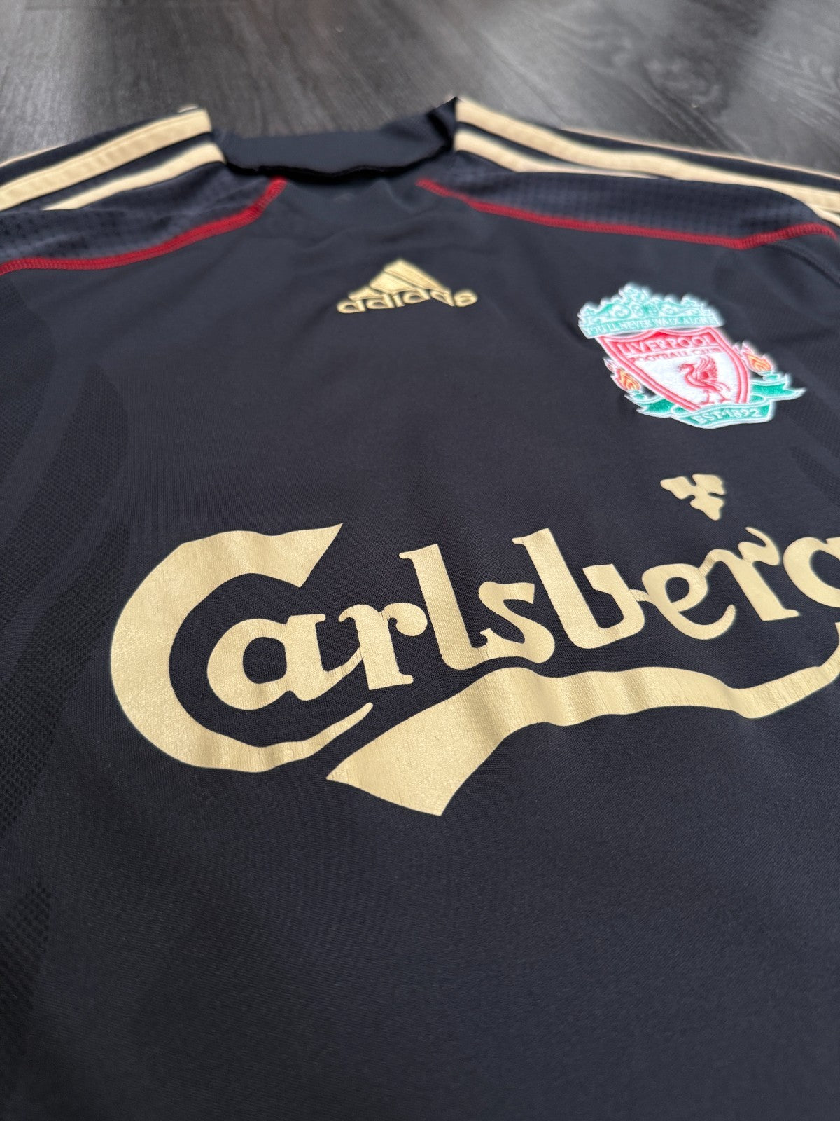 Original Adidas Liverpool 2009/2010 Away Shirt Mens Medium3
