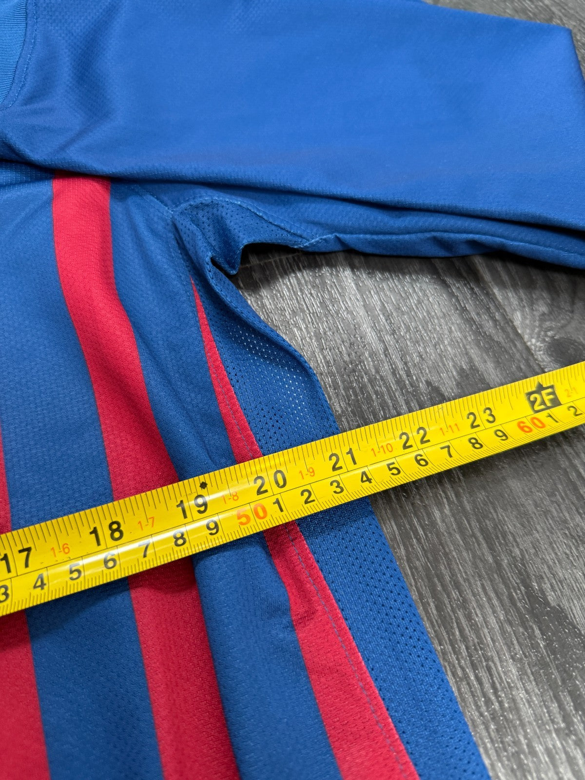 Original Authentic Nike Barcelona 2011/2012 Long Sleeve Home Shirt Mens Large5