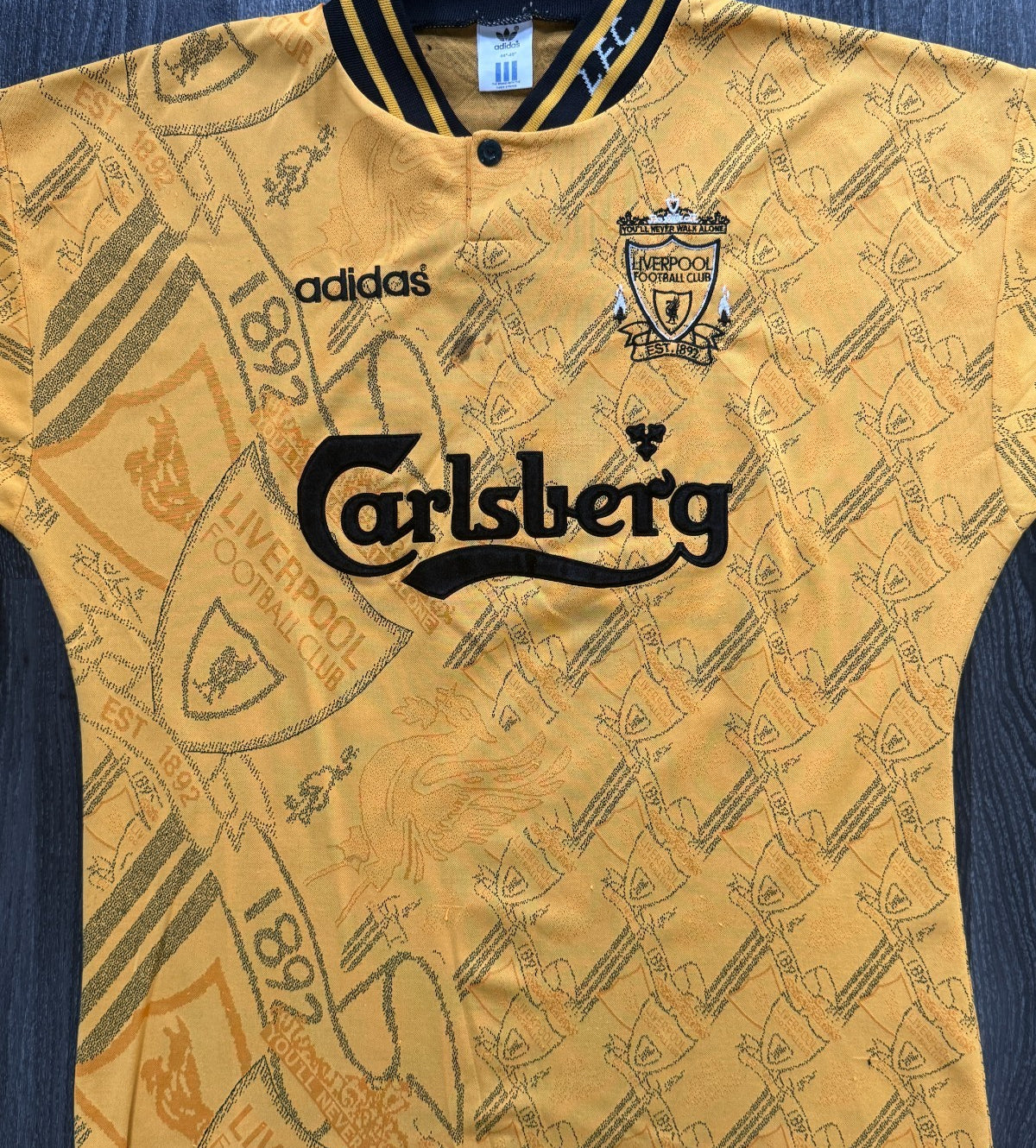 Original Adidas Liverpool 1994/1995 Third Shirt Mens Extra Large XL0