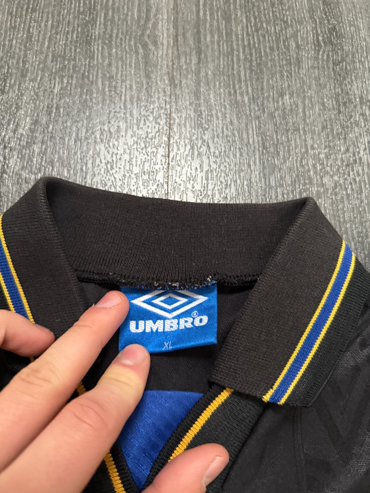 Original Umbro Manchester United 1993/1994 Away Shirt Mens Extra Large XL2