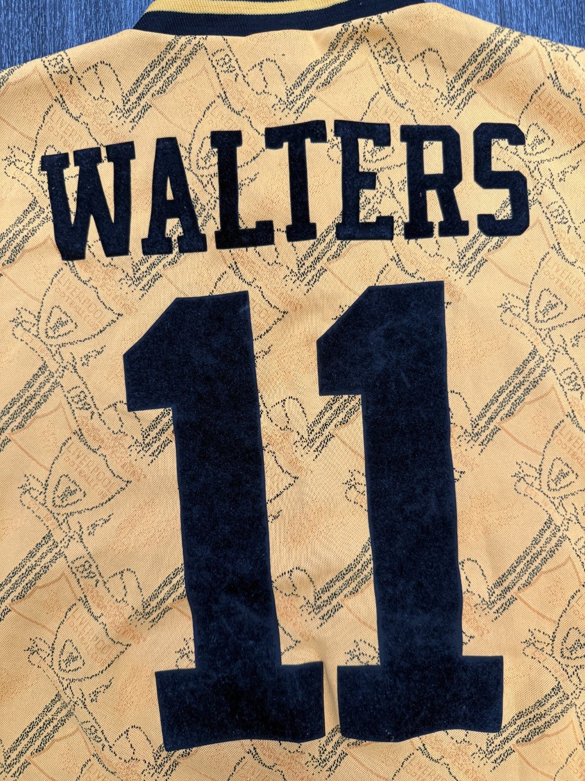 Original Adidas Liverpool 1994/1995 Third Shirt WALTERS 11 Mens Small S1