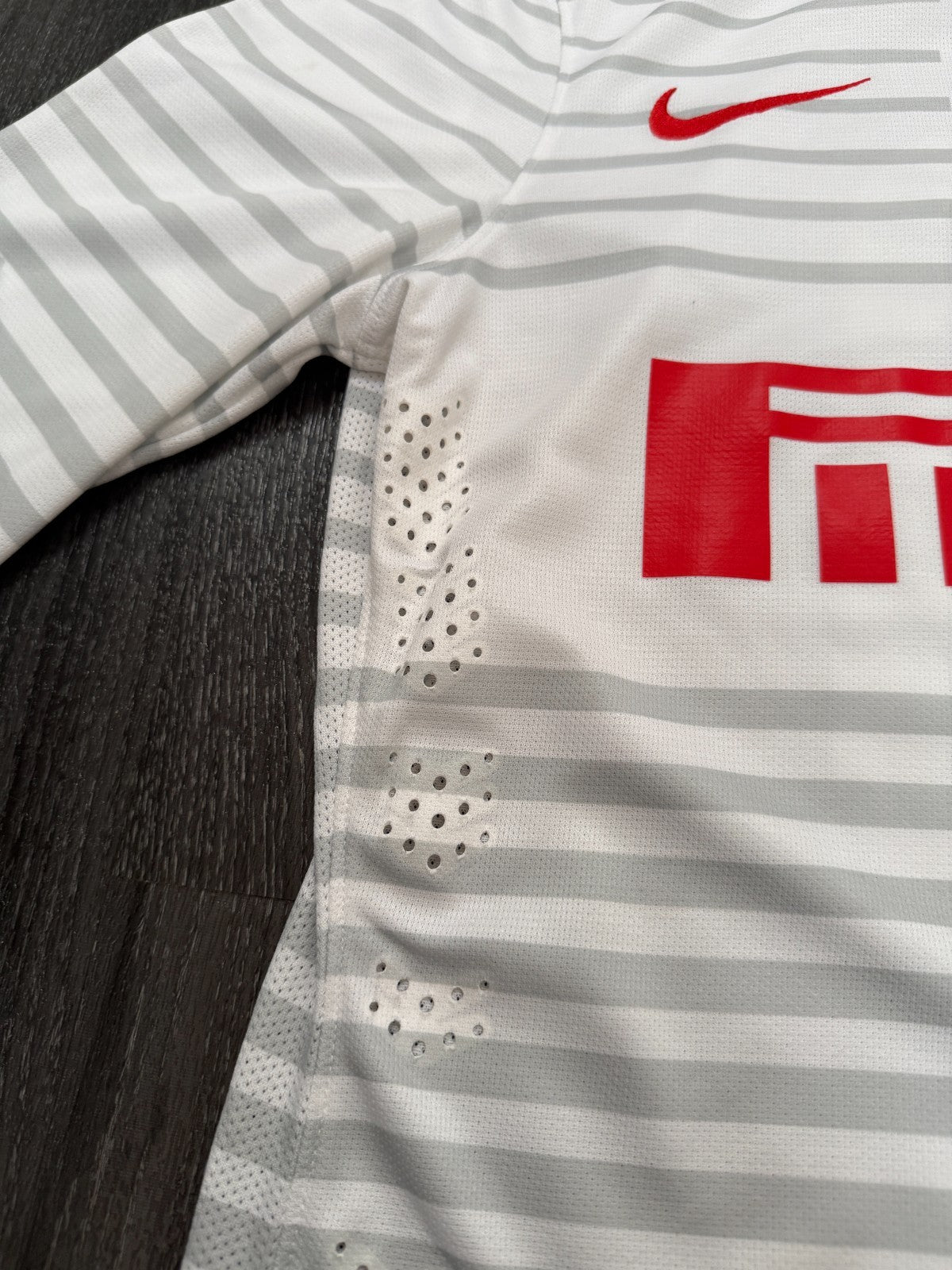 PLAYER ISSUE Nike Inter Milan 2014/2015 Long Sleeve Away Shirt Mens Medium M6