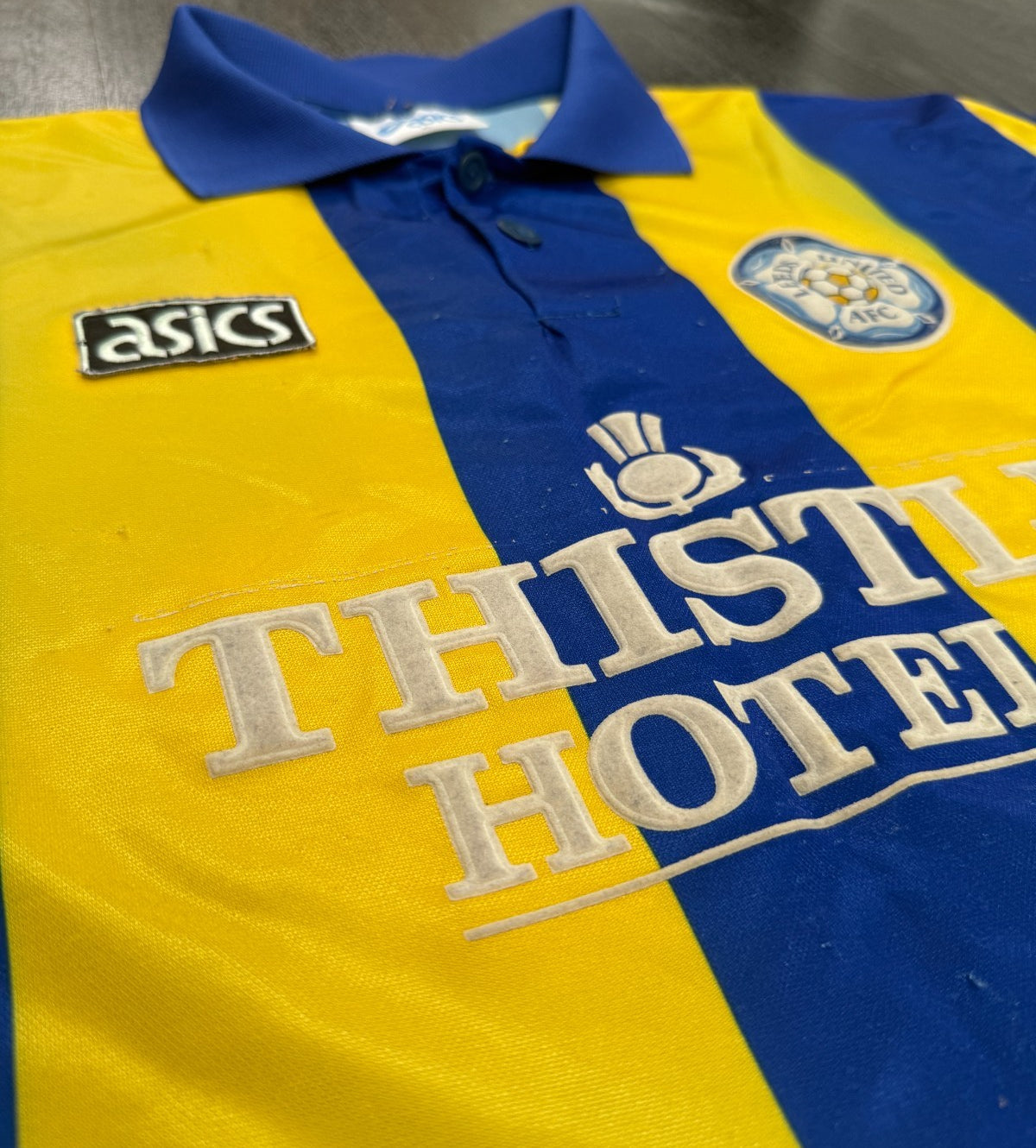 Original Asics Leeds United 1993/1994 Away Shirt Mens Extra Large3