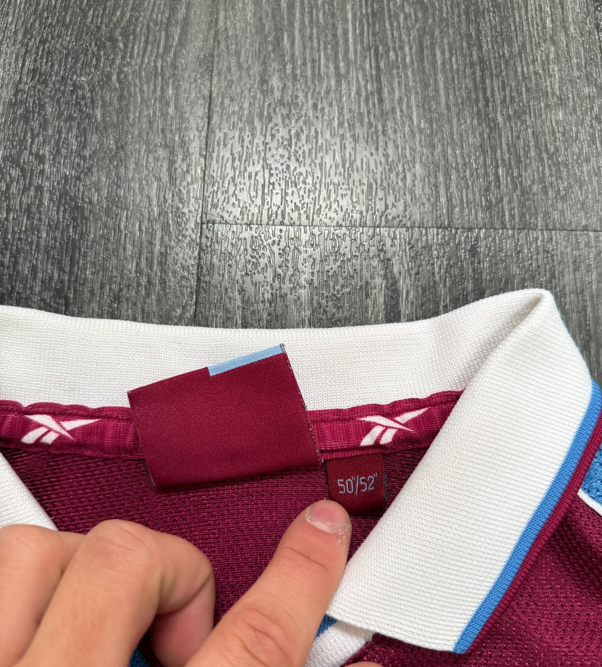 Original Authentic Reebok Aston Villa 1998/1999 Home Shirt Mens XXL 2XL2