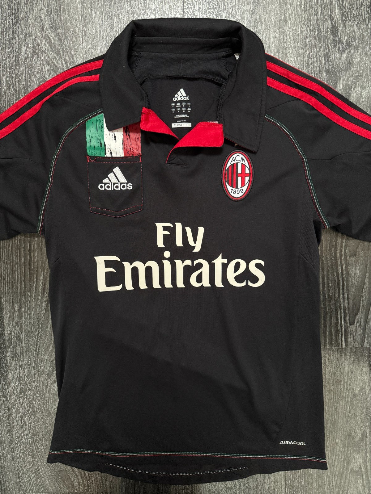 Original Adidas AC Milan 2012/2013 Third Shirt Mens Small S0