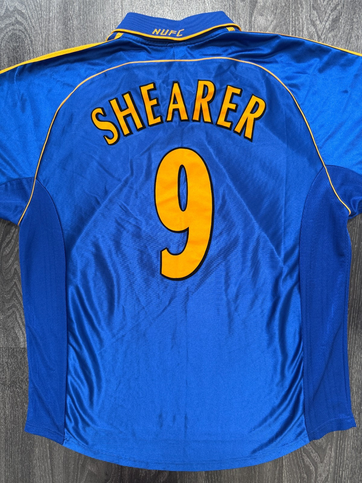 Original Adidas Newcastle United 1998/1999 Away Shirt SHEARER 9 Mens XXL 2XL0