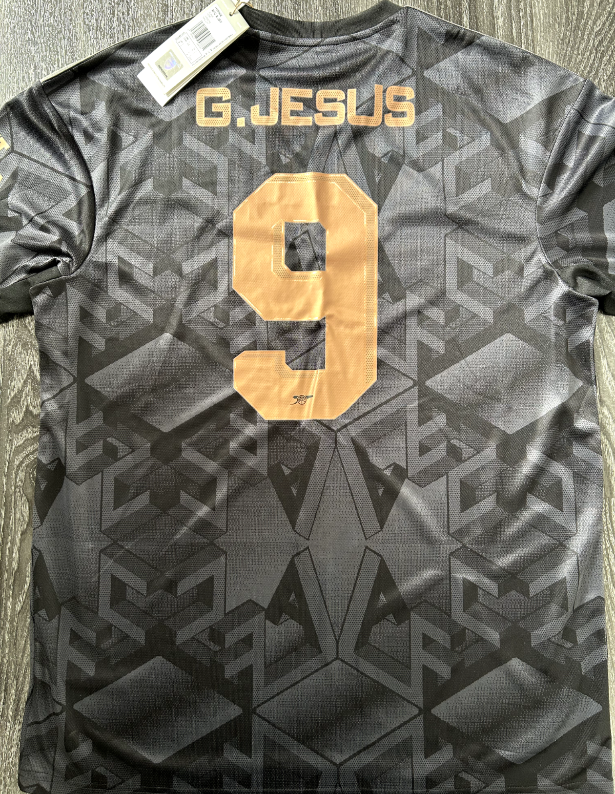 BRAND NEW Original Adidas Arsenal 2022/2023 Away Shirt G Jesus 9 Mens Large0
