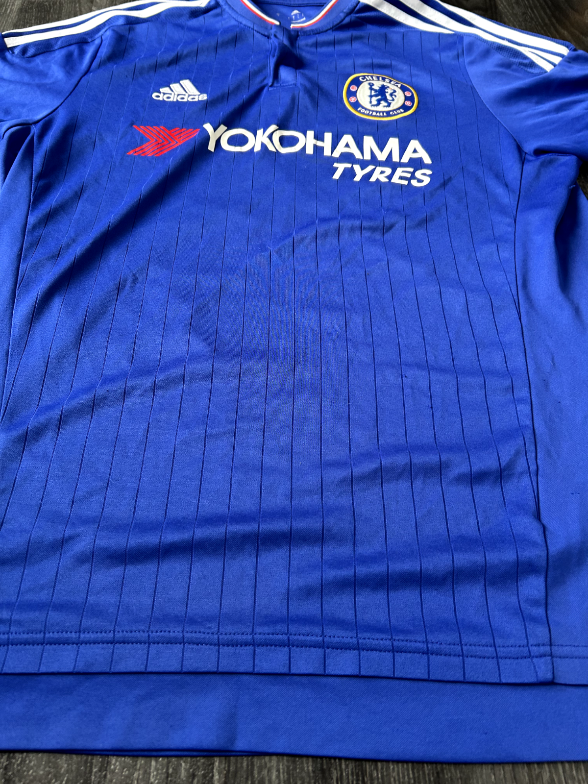 Original Authentic Adidas Chelsea 2015/2016 Home Shirt Large Mens5