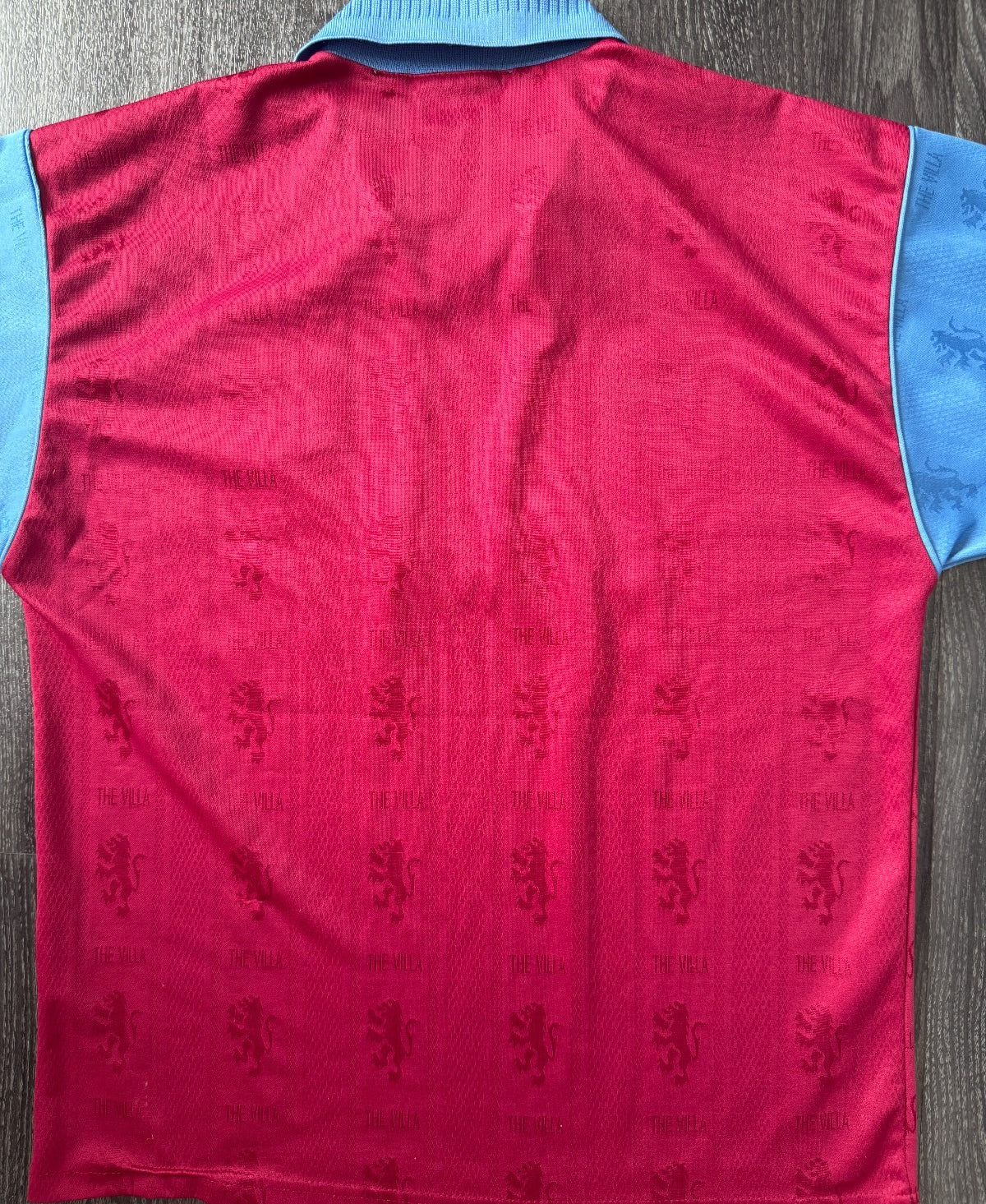 Original Authentic Reebok Aston Villa 1995/1996 Home Shirt Mens Medium6