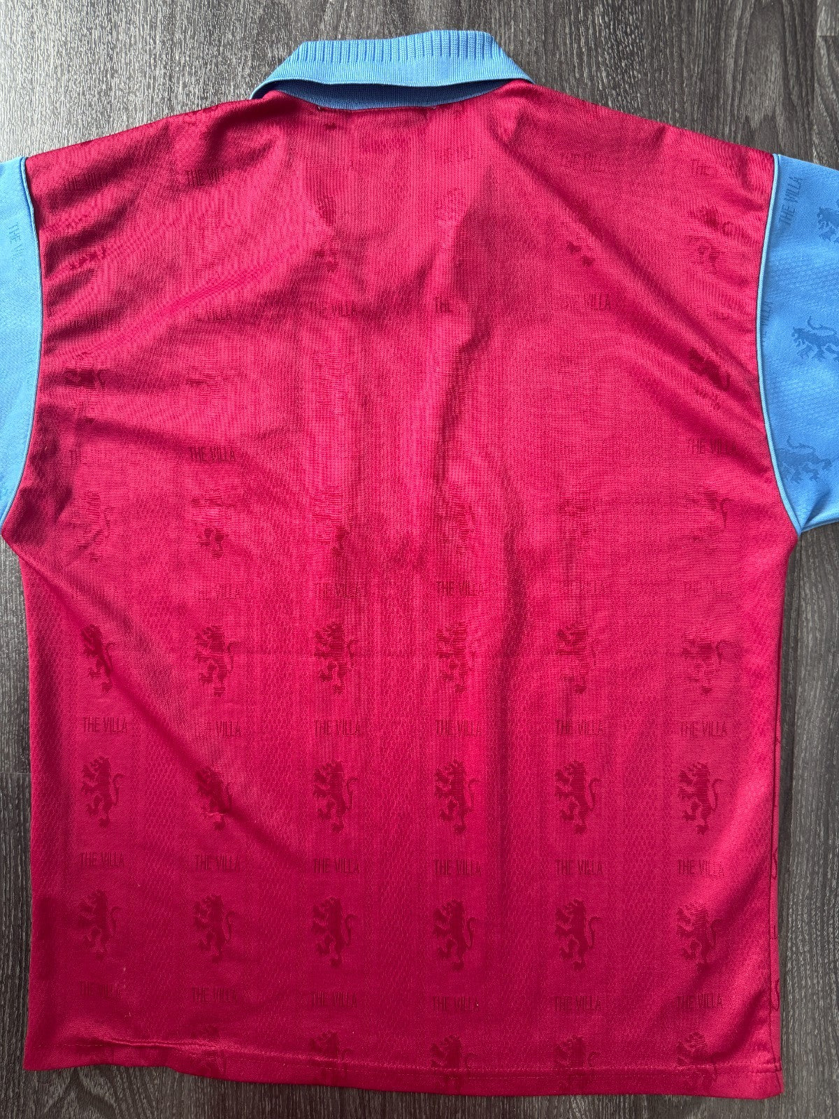 Original Authentic Reebok Aston Villa 1995/1996 Home Shirt Mens Medium6