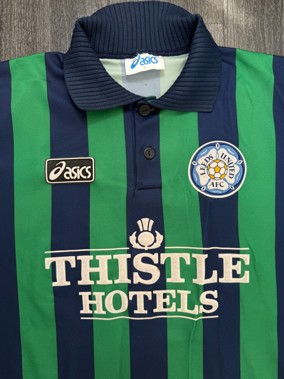 Original Asics Leeds United 1993/1994 Third Shirt Mens Large L1