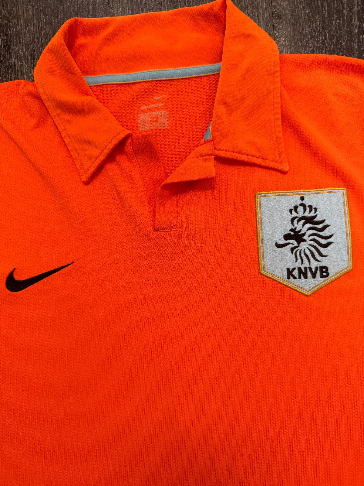 Original Authentic Nike Netherlands Holland 2006 Home Shirt Mens Large2