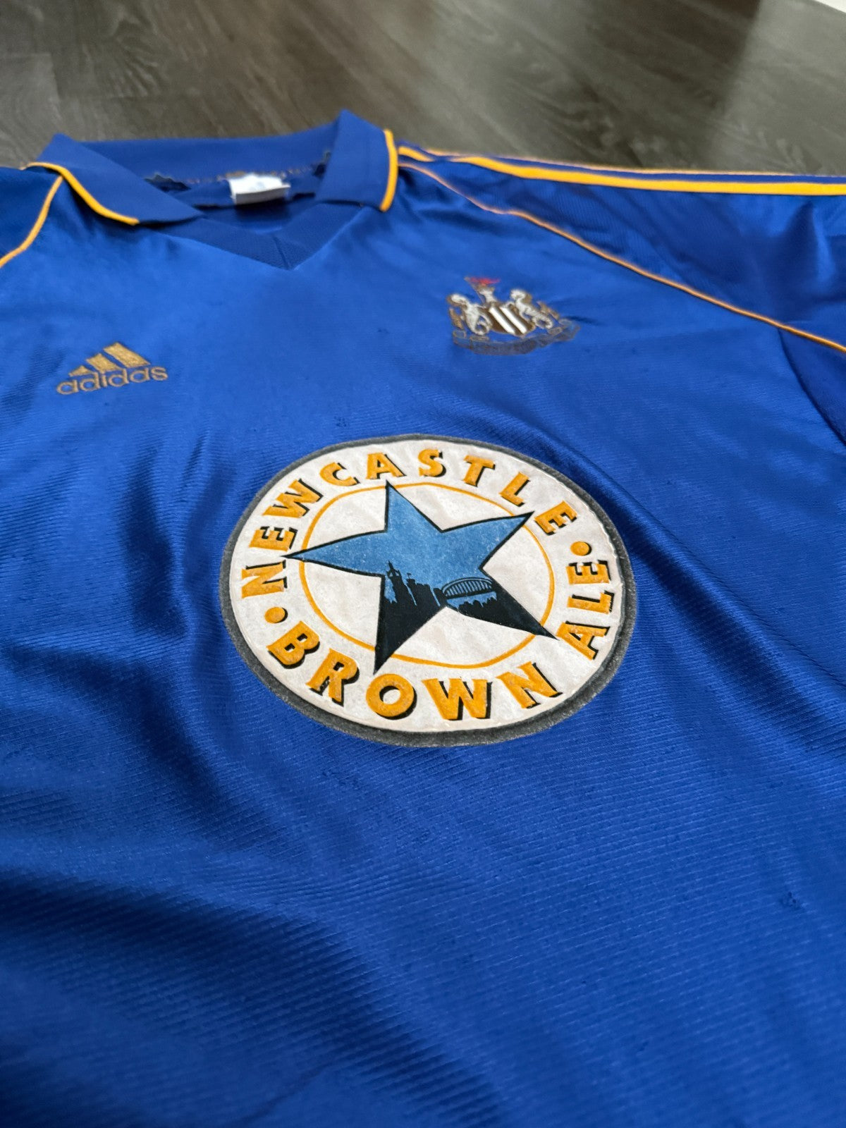 Original Adidas Newcastle United 1998/1999 Away Shirt Mens XXL 2XL3