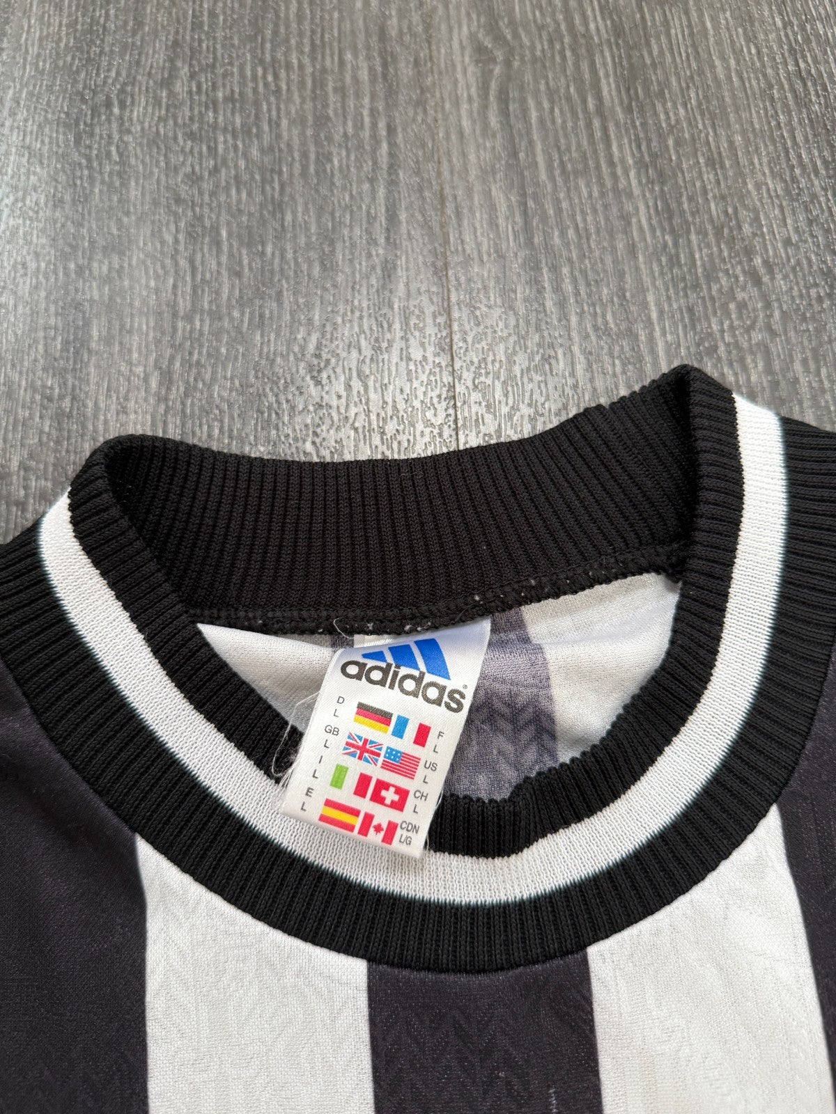 Original Adidas Newcastle United 1997/1998 Home Shirt Mens Large2