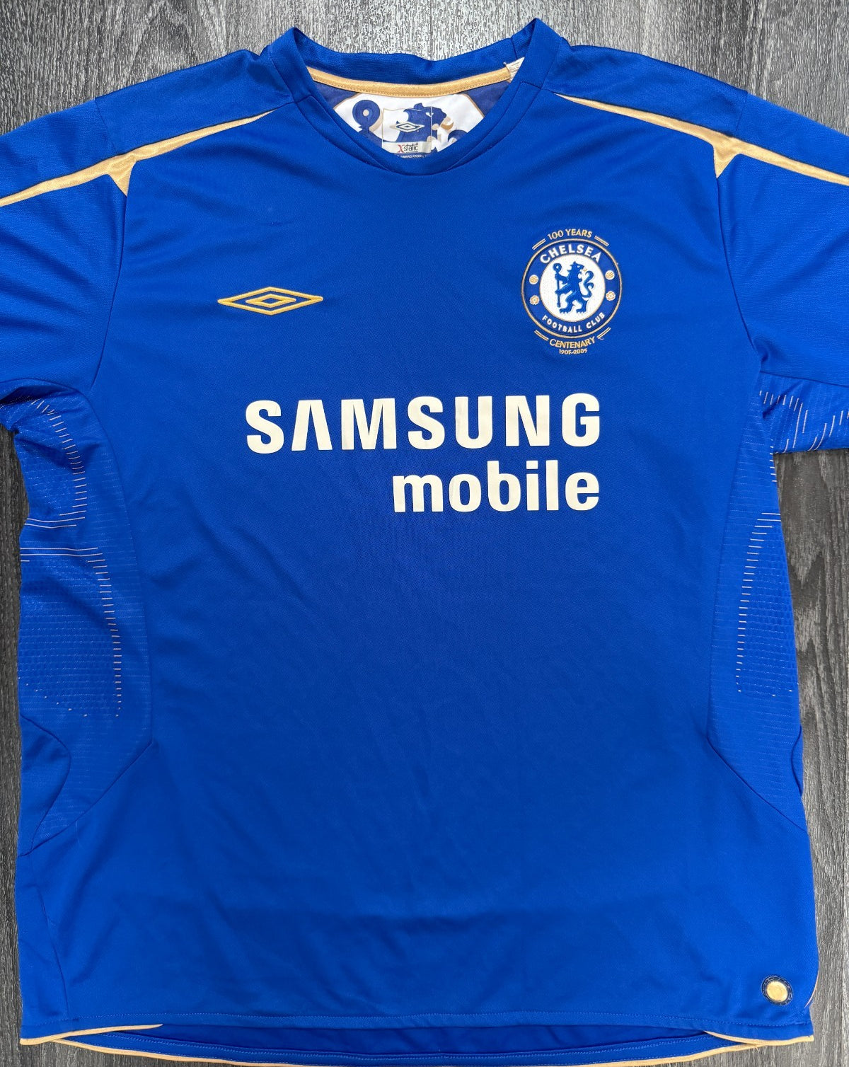 Original Authentic Umbro Chelsea 2005/2006 Home Shirt Mens Extra Large XL0