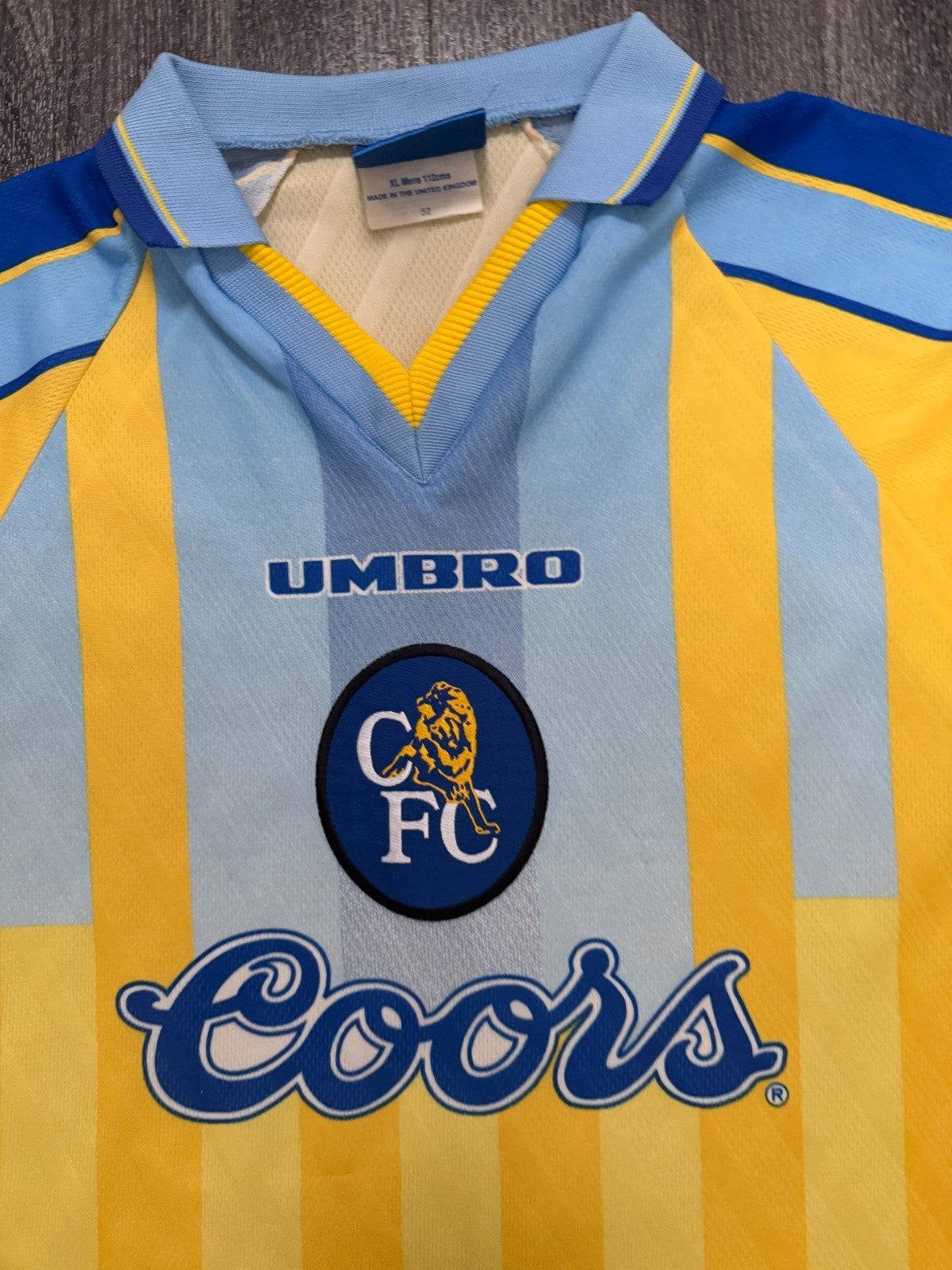 Original Umbro Chelsea 1996/1997 Away Shirt Mens Extra Large XL2