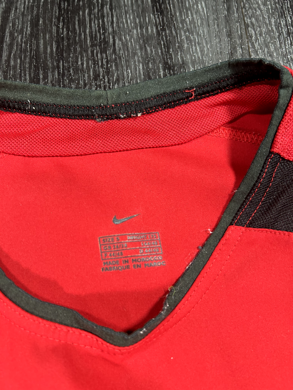 Original Authentic Nike Manchester United 2002/2003 Home Shirt Mens Small9