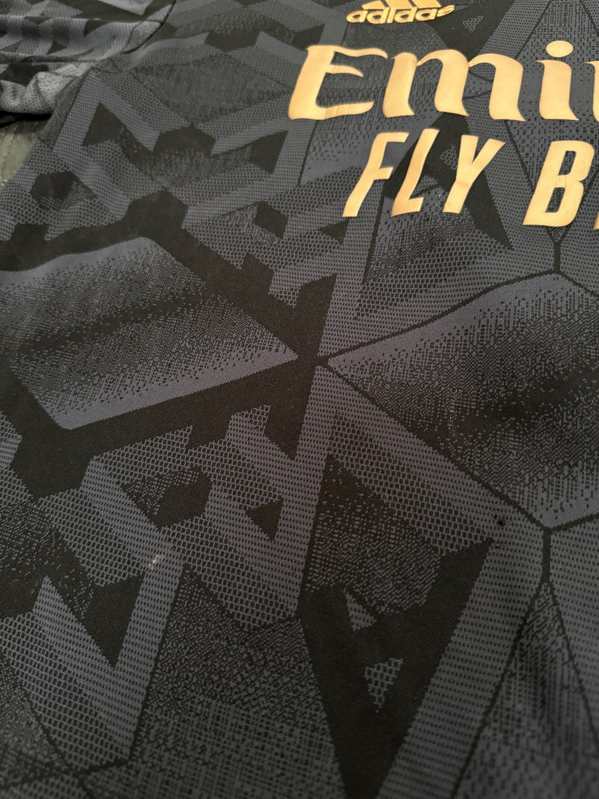 PLAYER ISSUE Original Adidas Arsenal 2022/2023 Away Shirt JESUS 9 Mens Large10