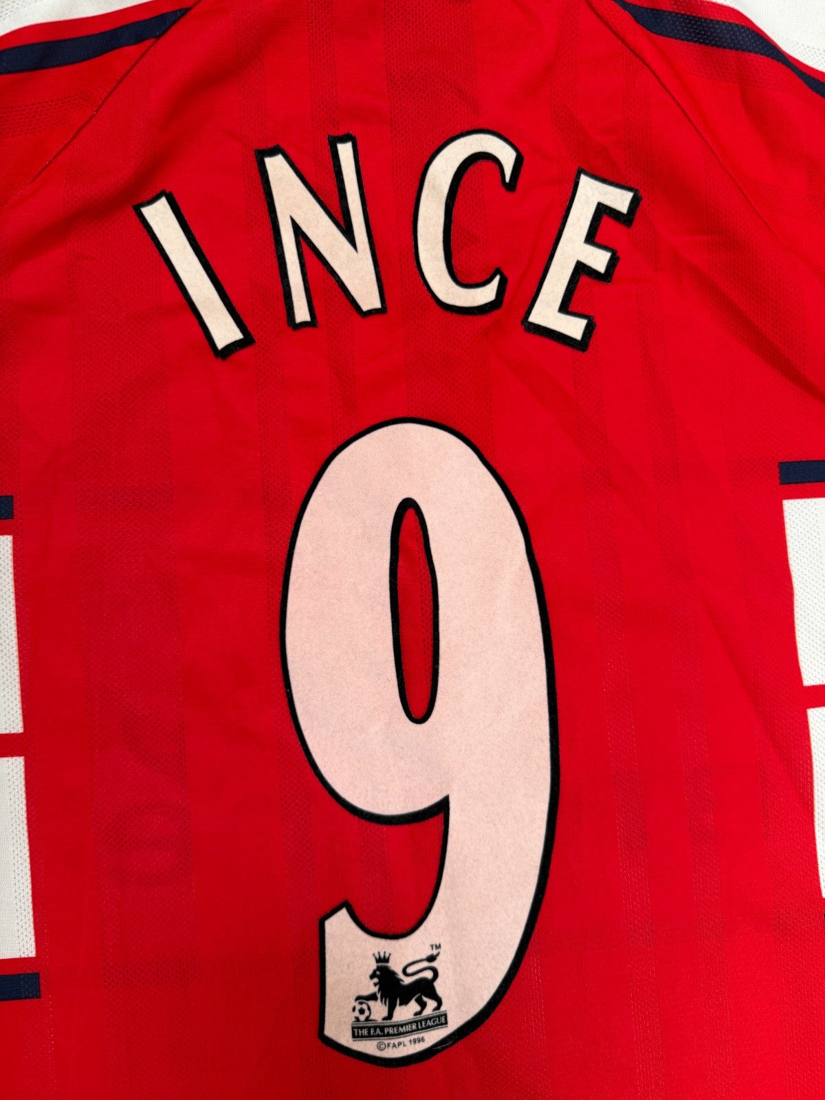 Original Errea Middlesbrough 2000/2001 Home Shirt INCE 9 Mens Extra Large3