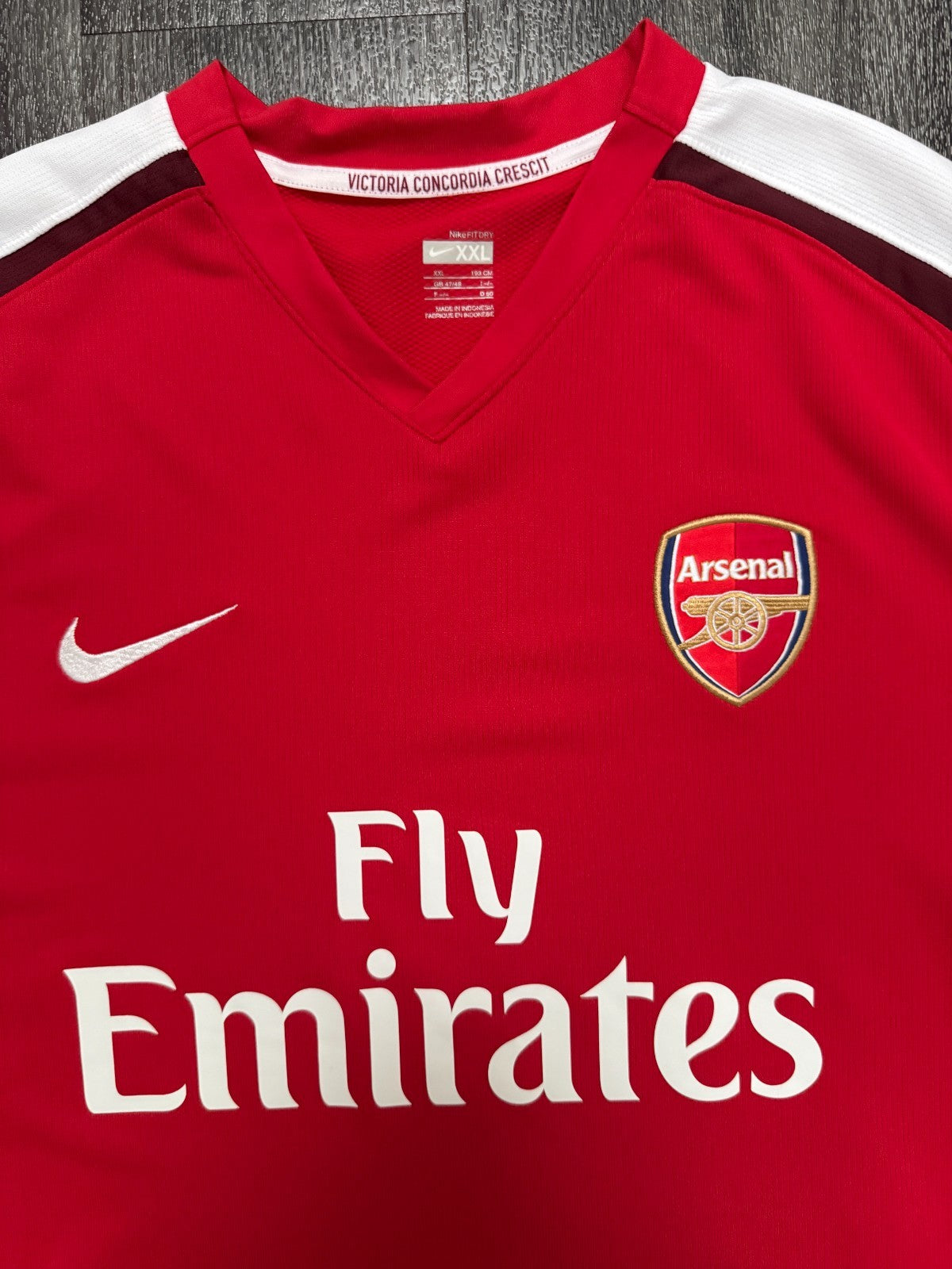 Original Nike Arsenal 2008/2009 Home Shirt Mens XXL 2XL1