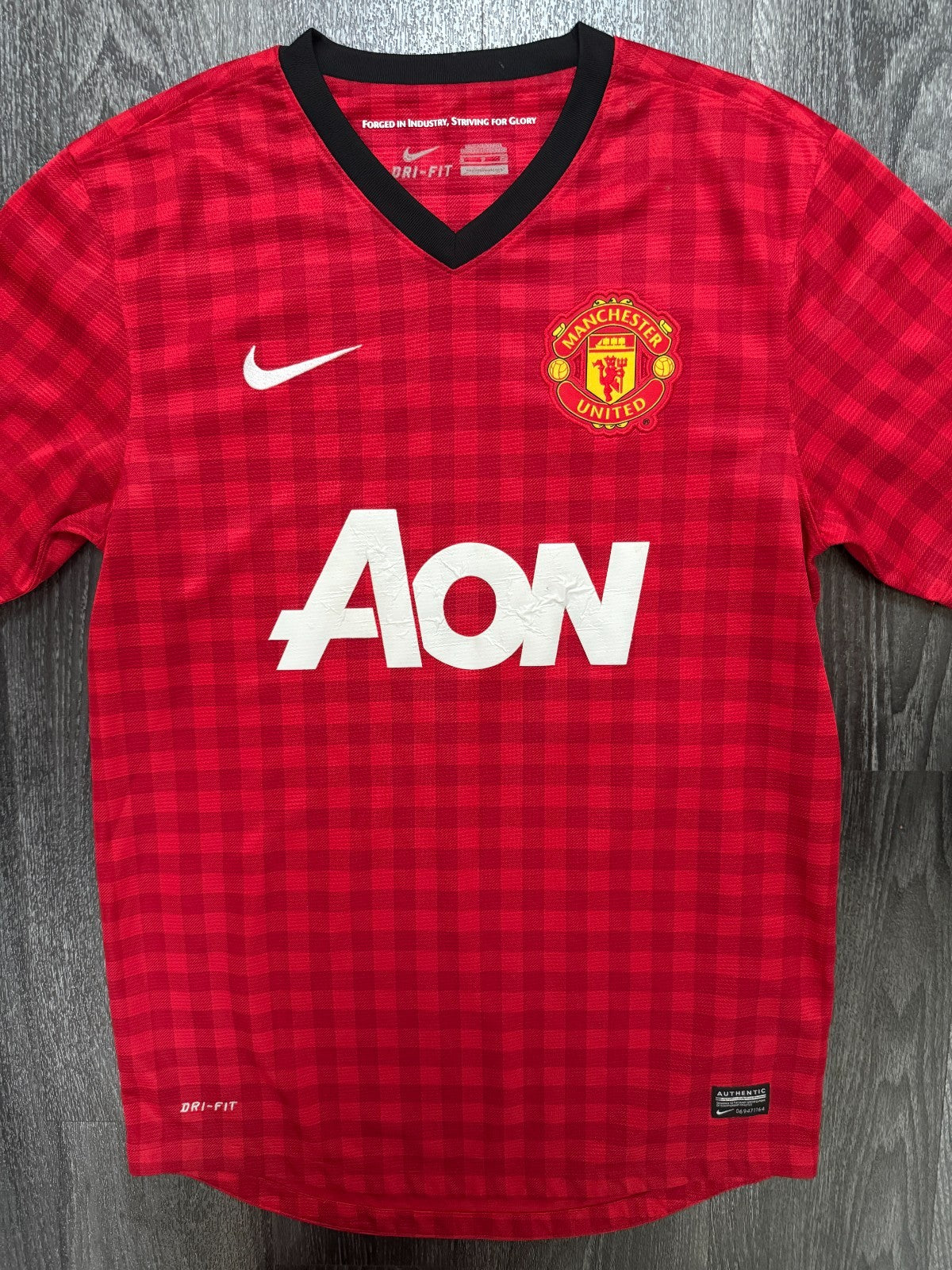 Original Nike Manchester United 2012/2013 Home Shirt Mens Small S0
