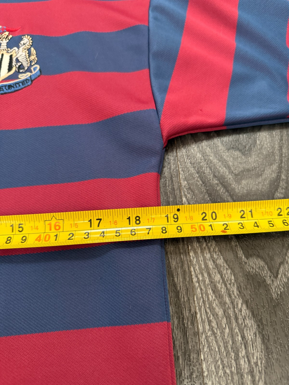 Original Adidas Newcastle United 1995/1996 Away Shirt GINOLA 14 Mens Small S7