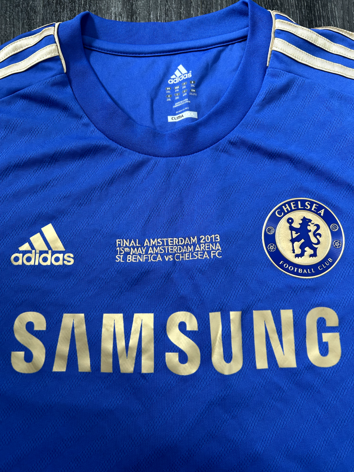 Adidas Chelsea 2011/2012 Europa League Final Home Shirt Torres 9 Mens XXL 2XL2