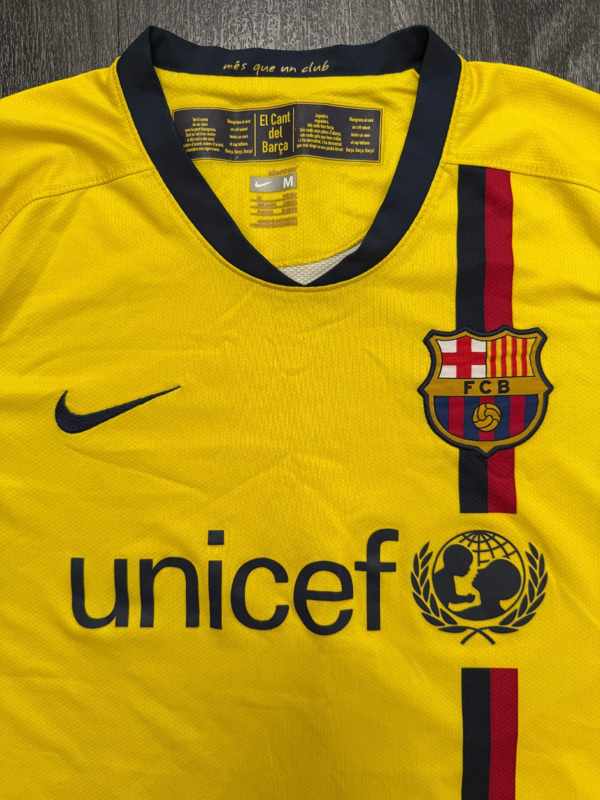 Original Nike FC Barcelona 2008/2009 Away Shirt Shirt Mens Medium1