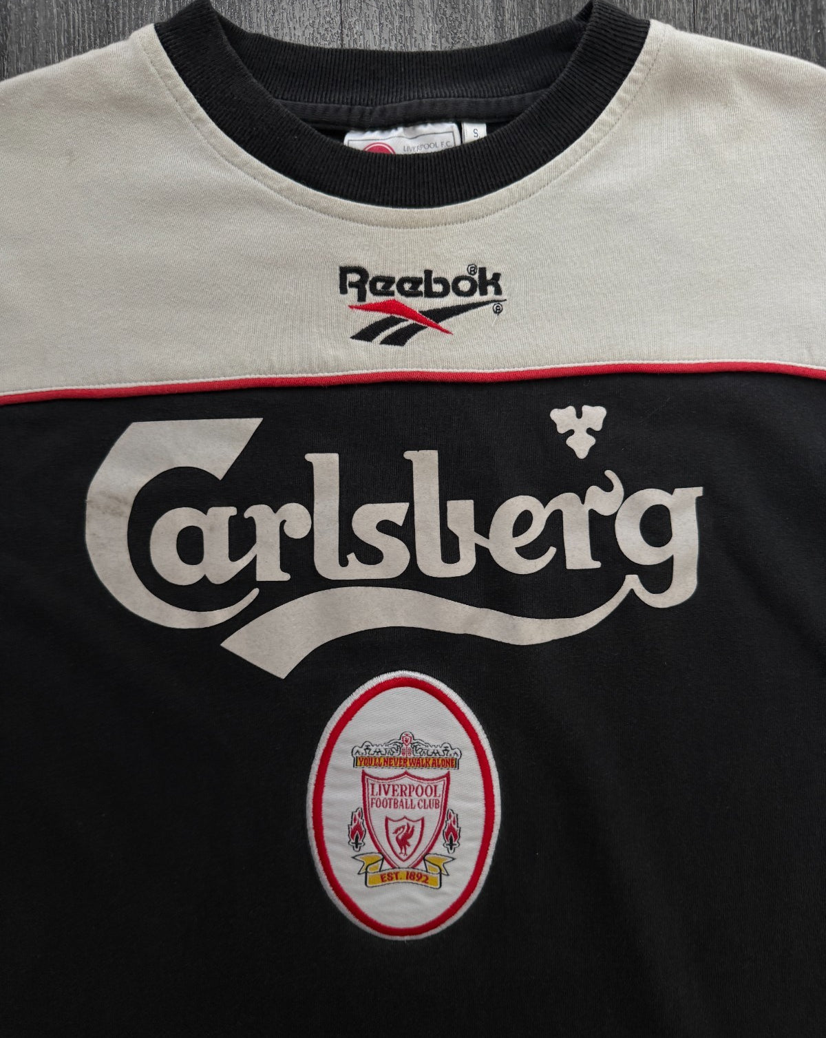 Original Authentic Reebok Liverpool 1996/1997 Training Shirt Mens Small1