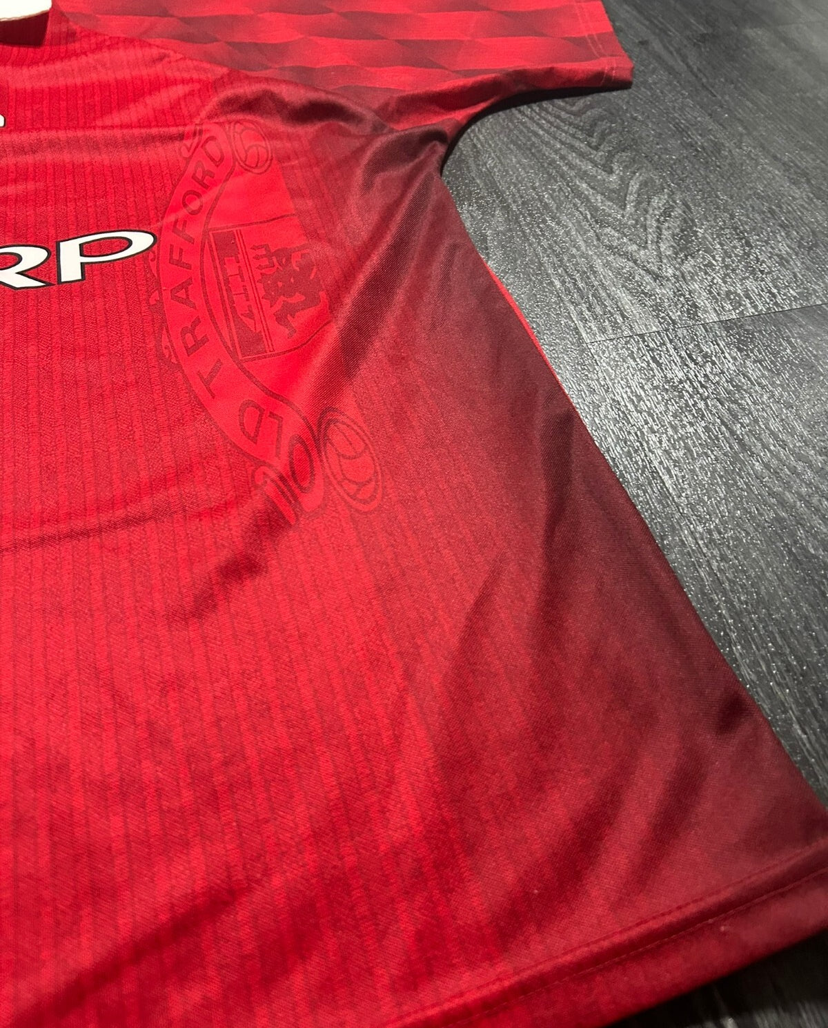 MINT Original Authentic Umbro Manchester United 1996/1997 Home Shirt Mens XL6