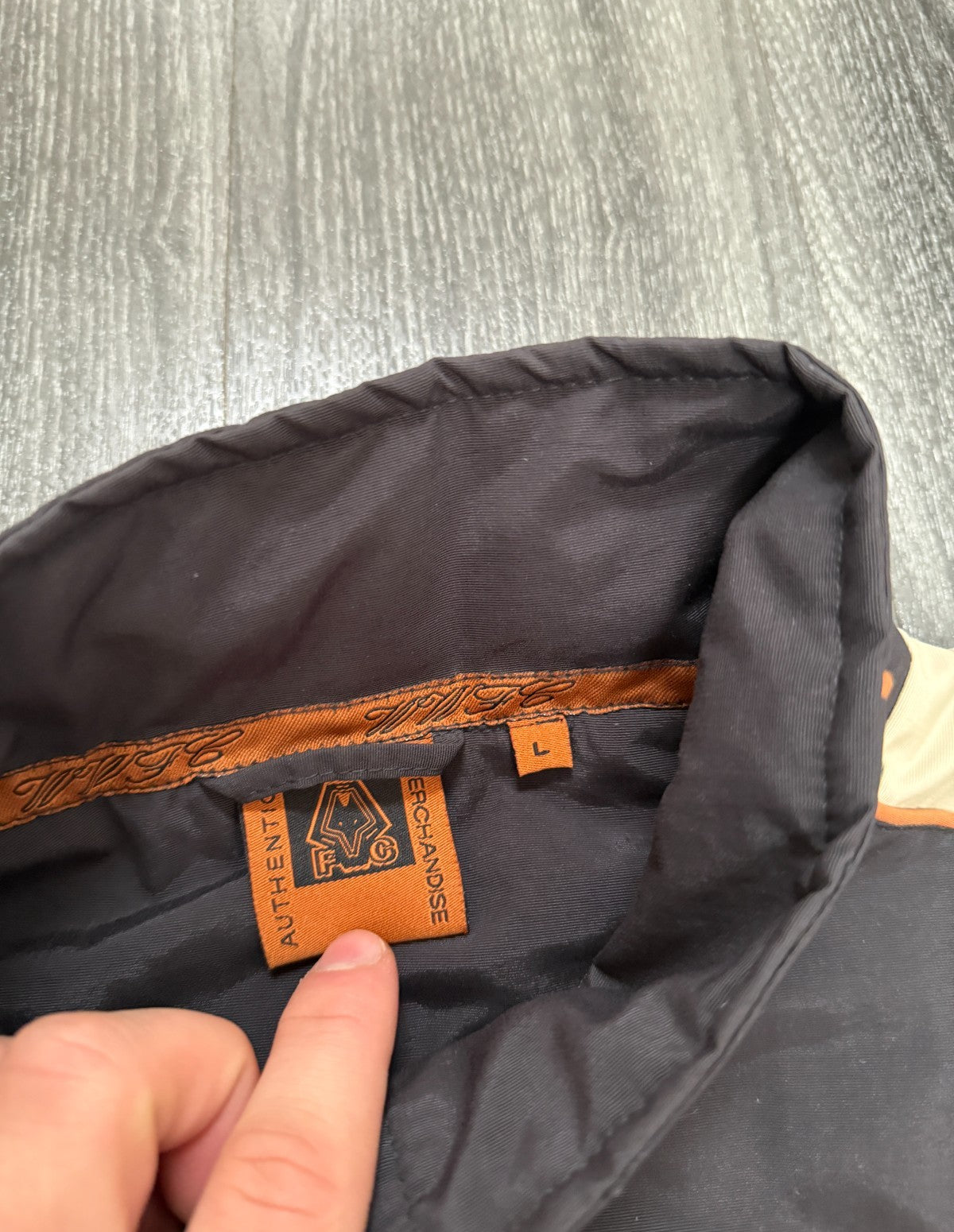 Original Wolverhampton Wanderers Wolves 2000/2001 Track Jacket Mens Large3