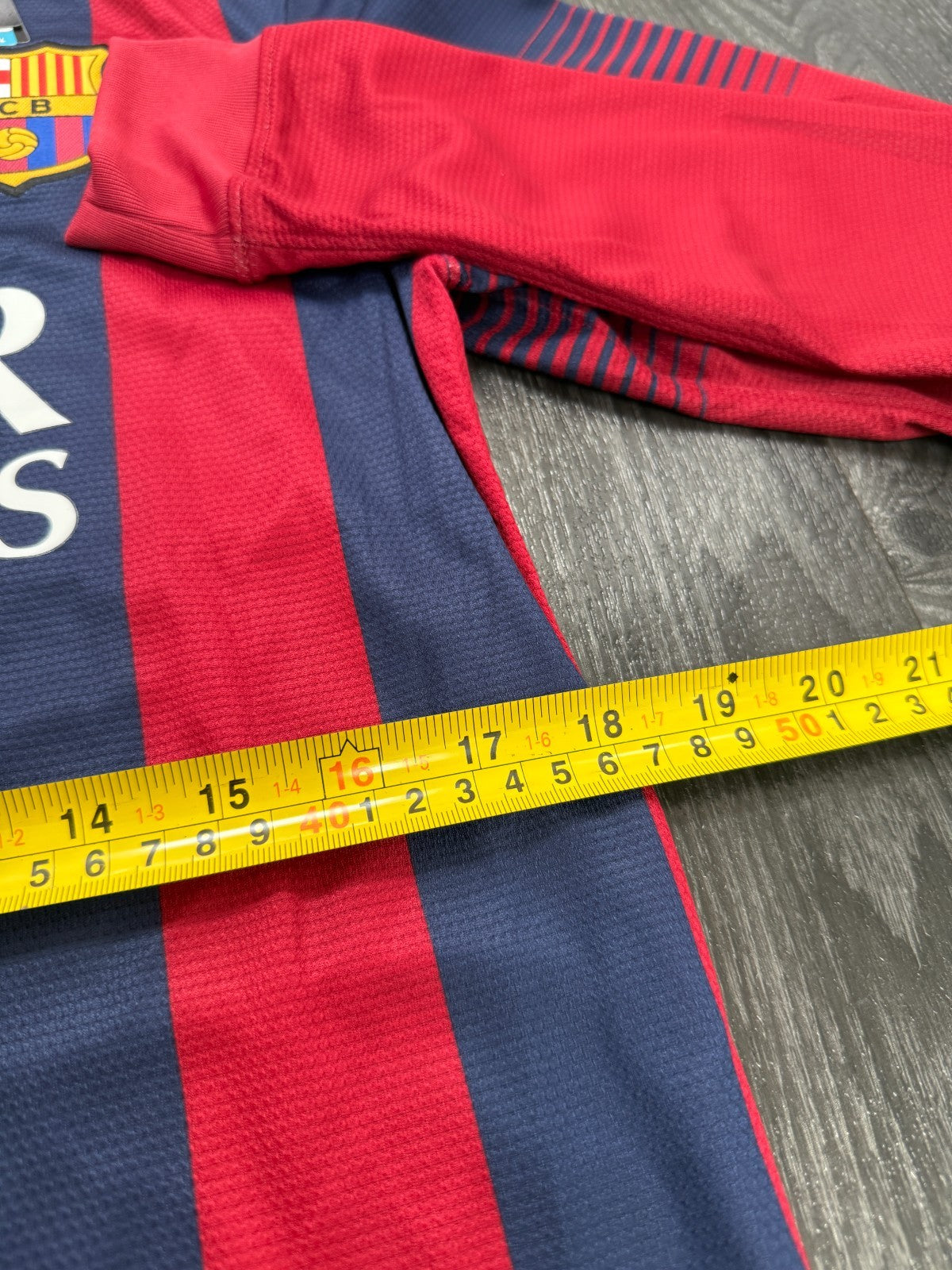 BNWT Original Nike Barcelona 2013/2014 Long Sleeve Home Shirt SERGIO 16 Mens S6