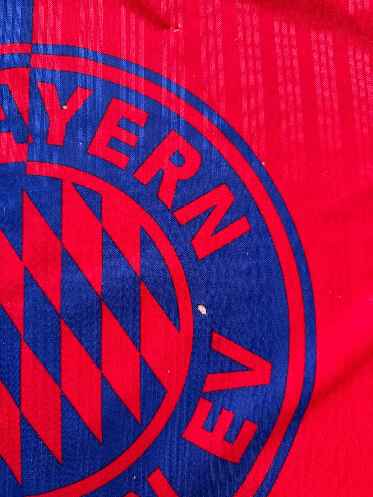 Original Authentic Adidas Bayern Munchen 1995/1996 Training Shirt Mens Small3