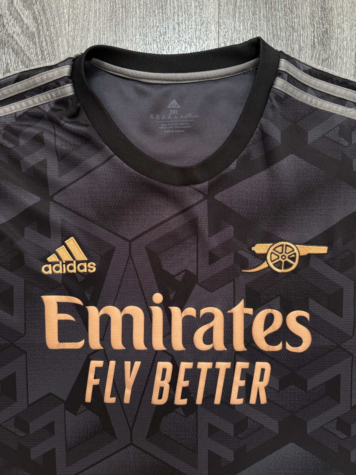 Original Adidas Arsenal 2022/2023 Away Shirt Mens XXL 2XL1
