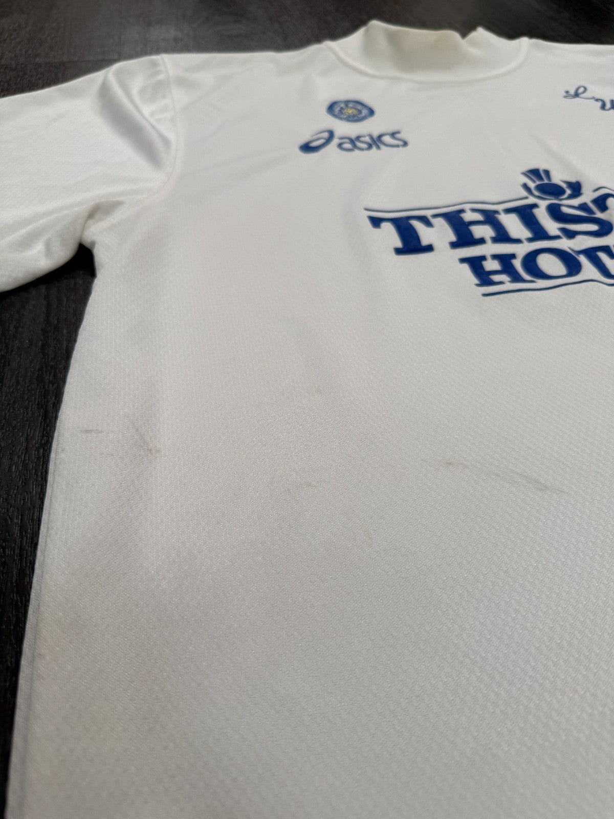 Original Authentic Asics Leeds United 1995/1996 Home Shirt Mens Extra Large3