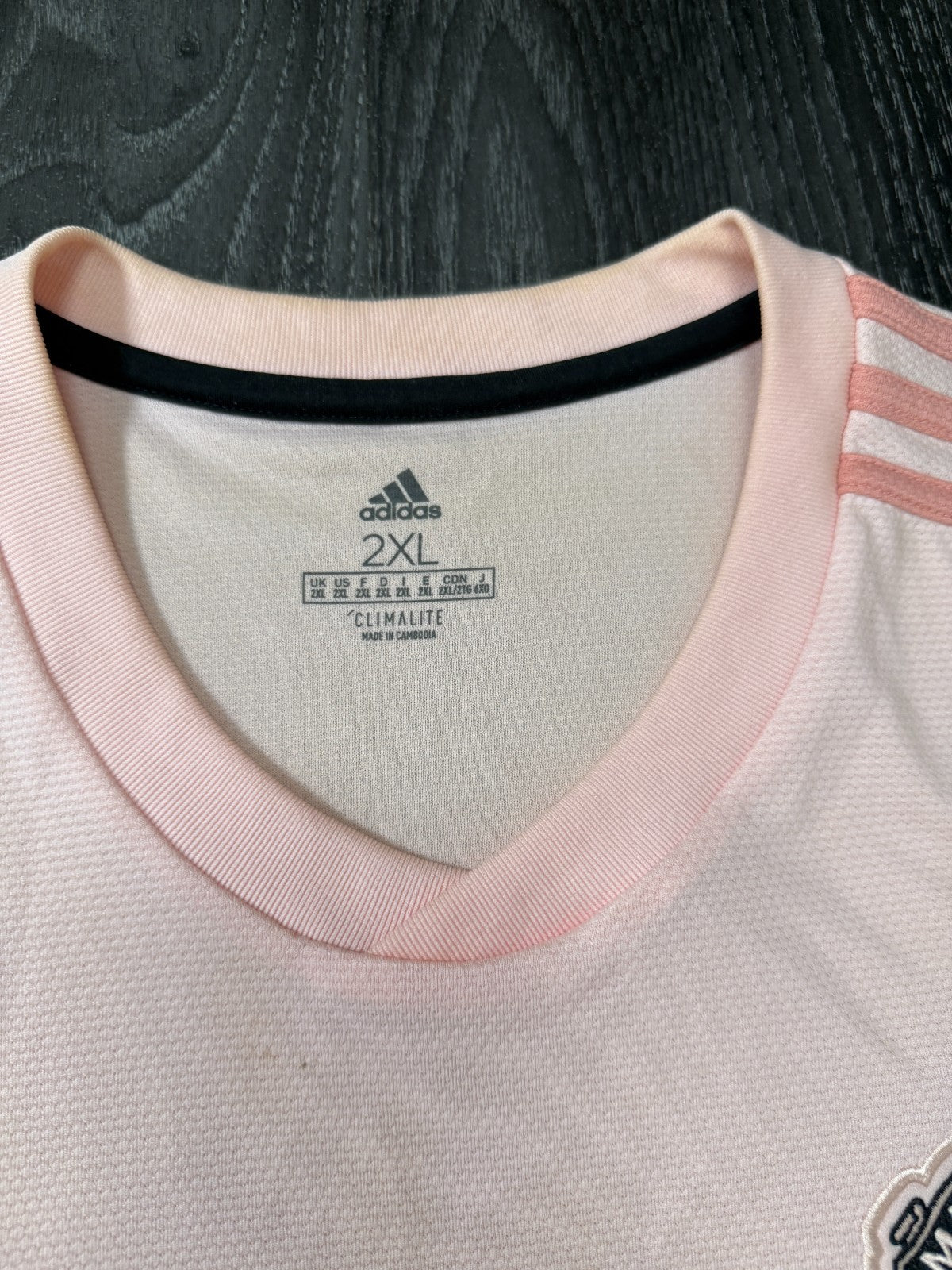 Original Authentic Adidas Manchester United 2018/2019 Away Shirt Mens XXL 2XL5