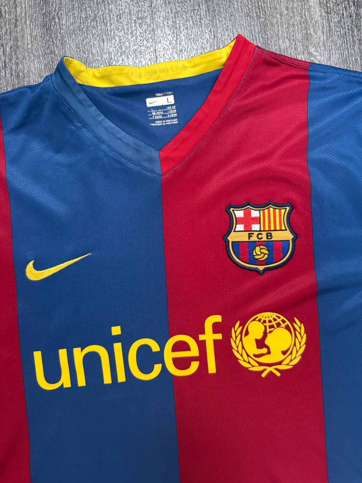 Original Nike Barcelona 2006/2007 Home Shirt Mens Large L1