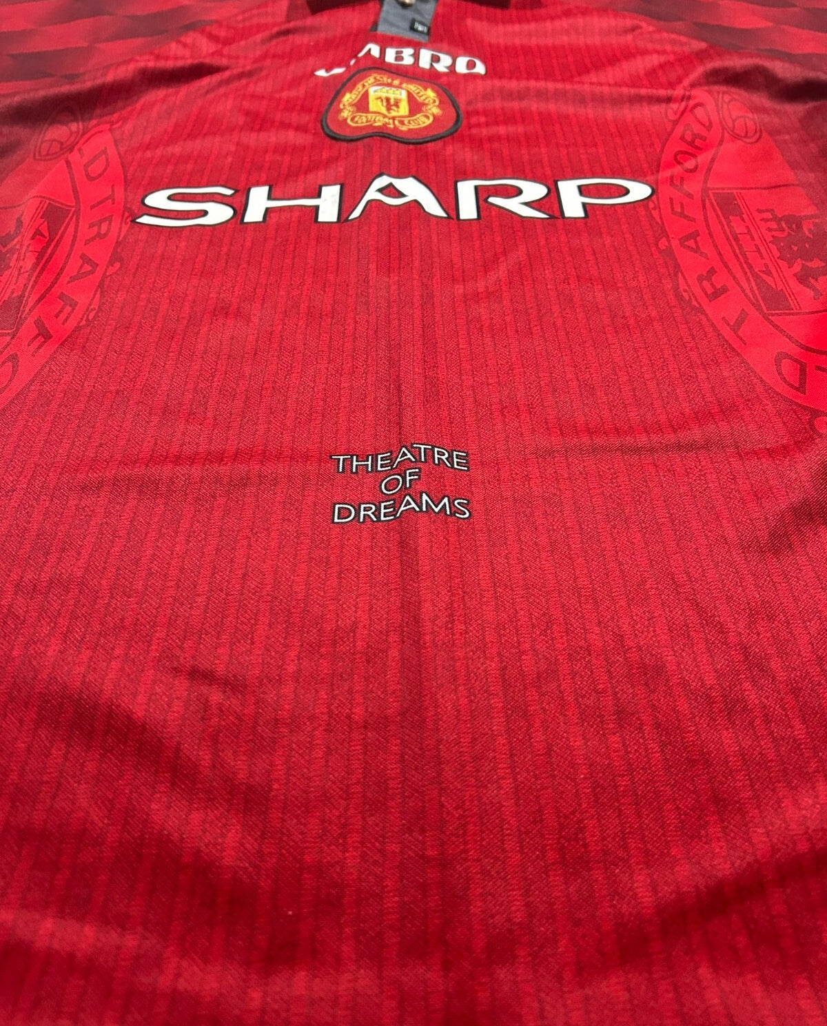 MINT Original Authentic Umbro Manchester United 1996/1997 Home Shirt Mens XL8