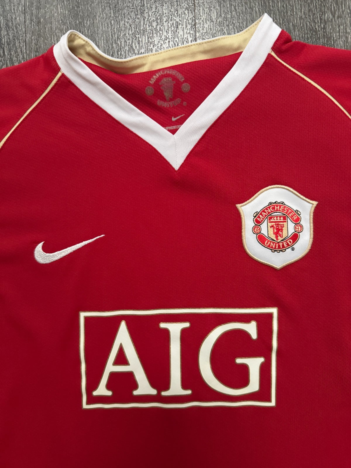 Original Nike Manchester United 2006/2007 Home Shirt Youth 13151
