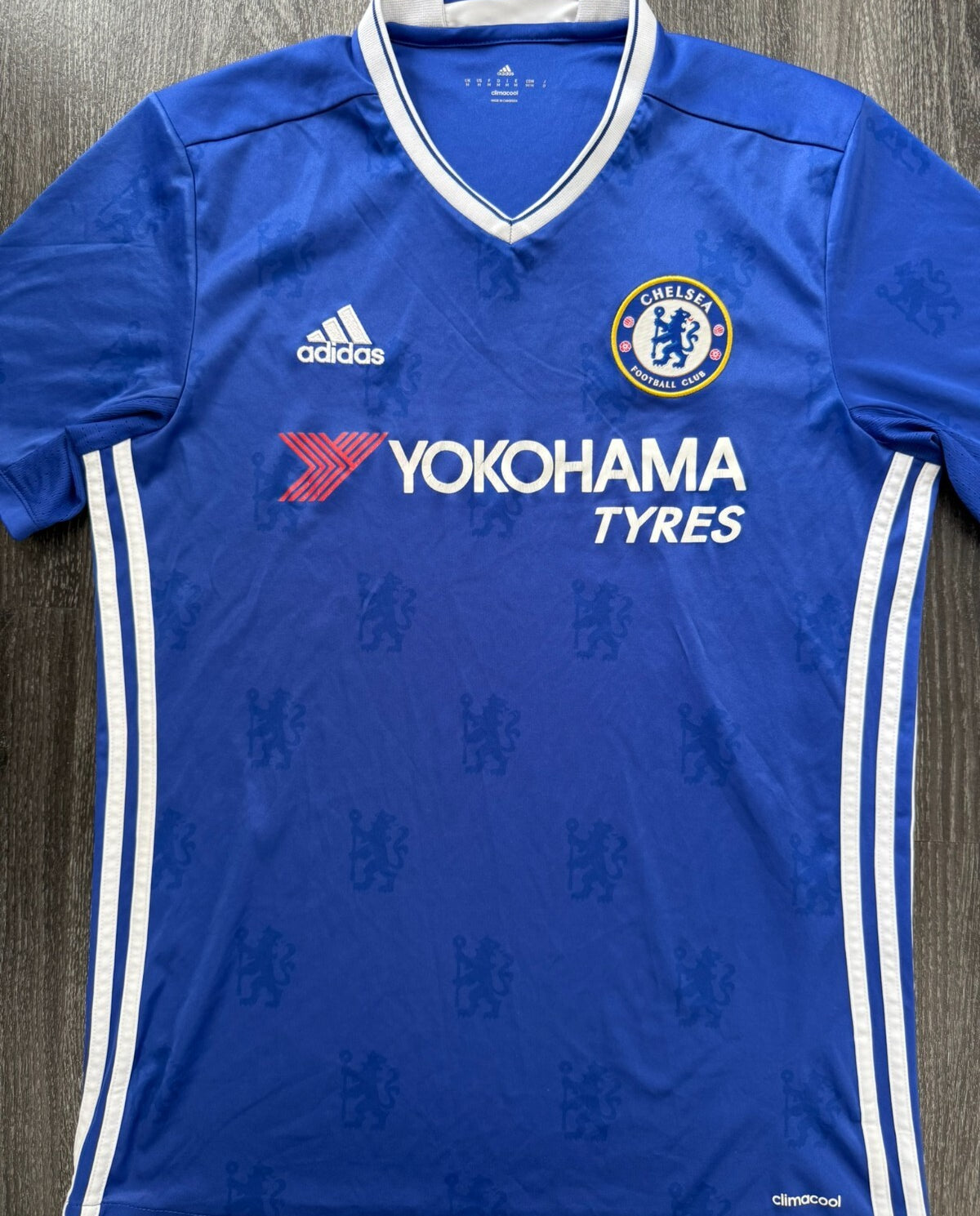 Original Authentic Adidas Chelsea 2016/2017 Home Shirt Mens Medium0