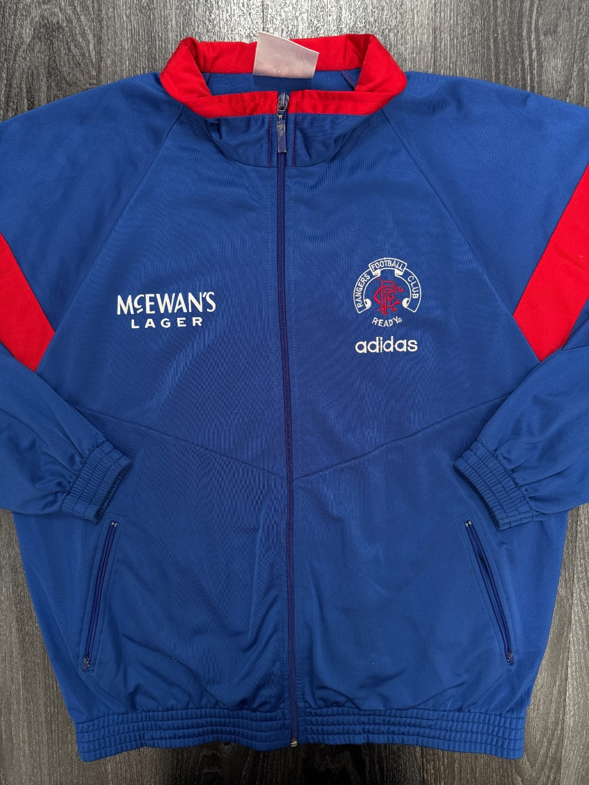 Original Adidas Rangers 1992/1993 Track Jacket Training Mens Medium0
