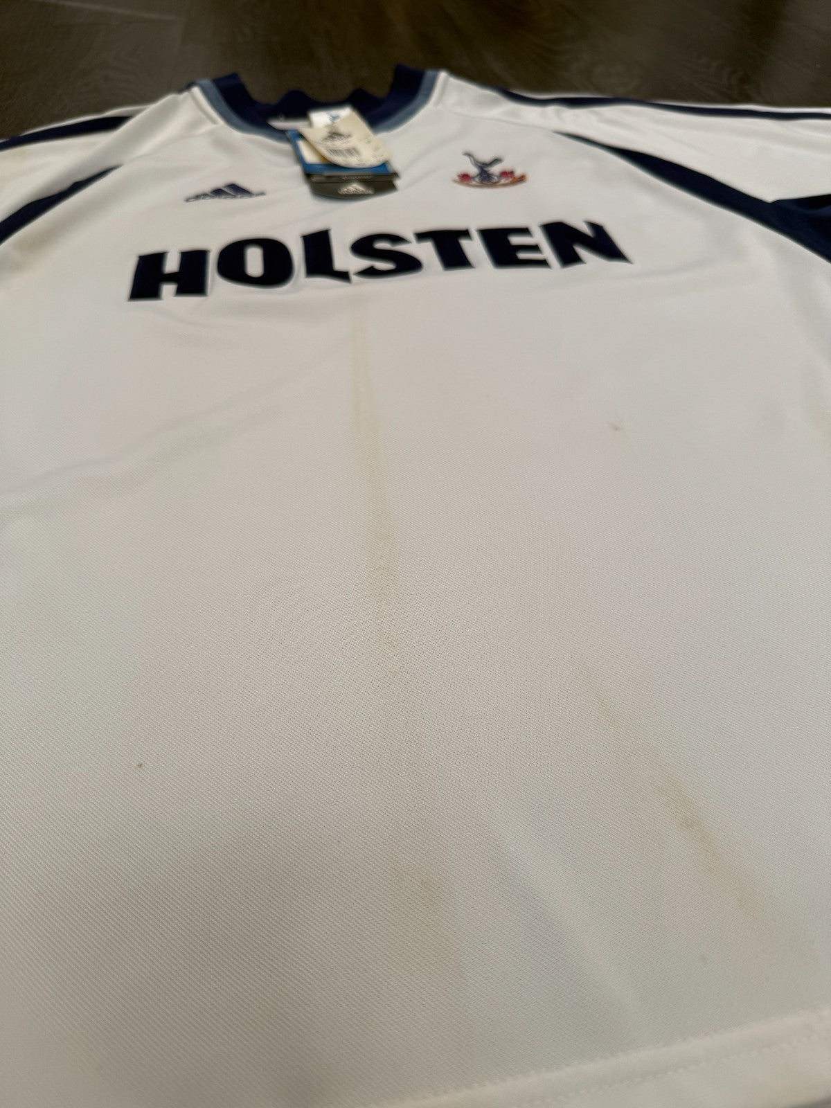 BNWT Original Adidas Tottenham Hotspuir Spurs 2001/2002 Home Shirt Mens XL3