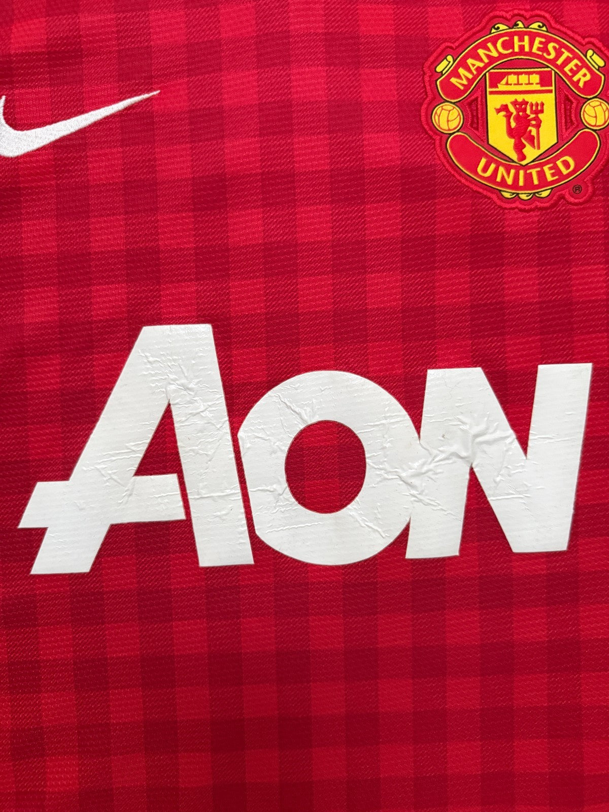 Original Nike Manchester United 2012/2013 Home Shirt Mens Small S3