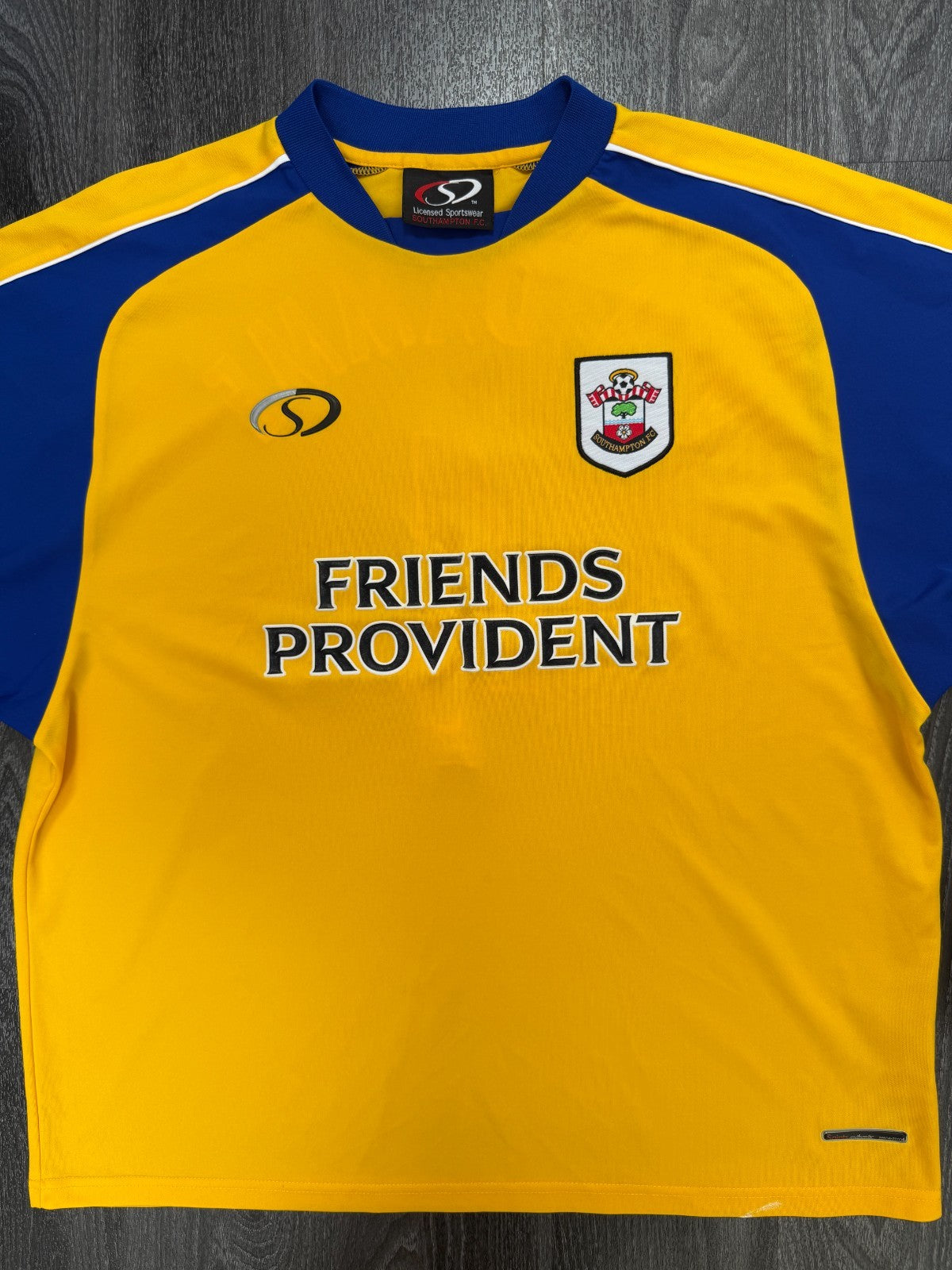 Original Southampton 2004/2005 Away Shirt VAN DAMME 4 Mens Extra Large1