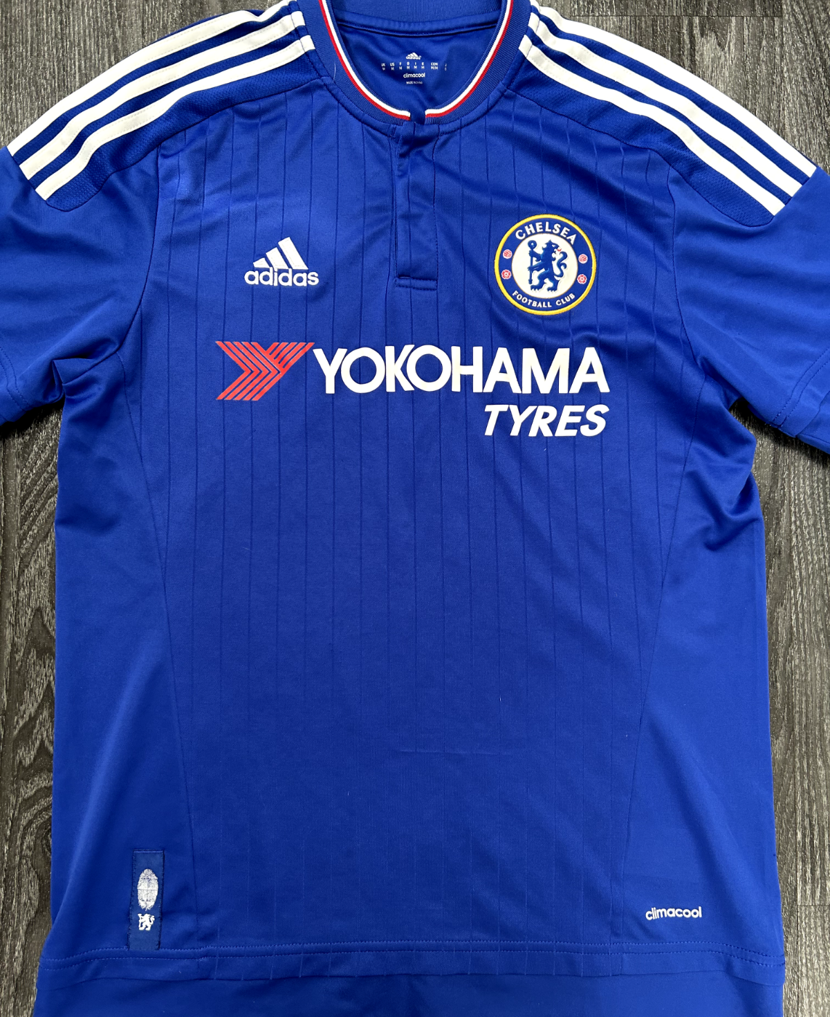 Original Authentic Adidas Chelsea 2015/2016 Home Shirt Mens Medium0