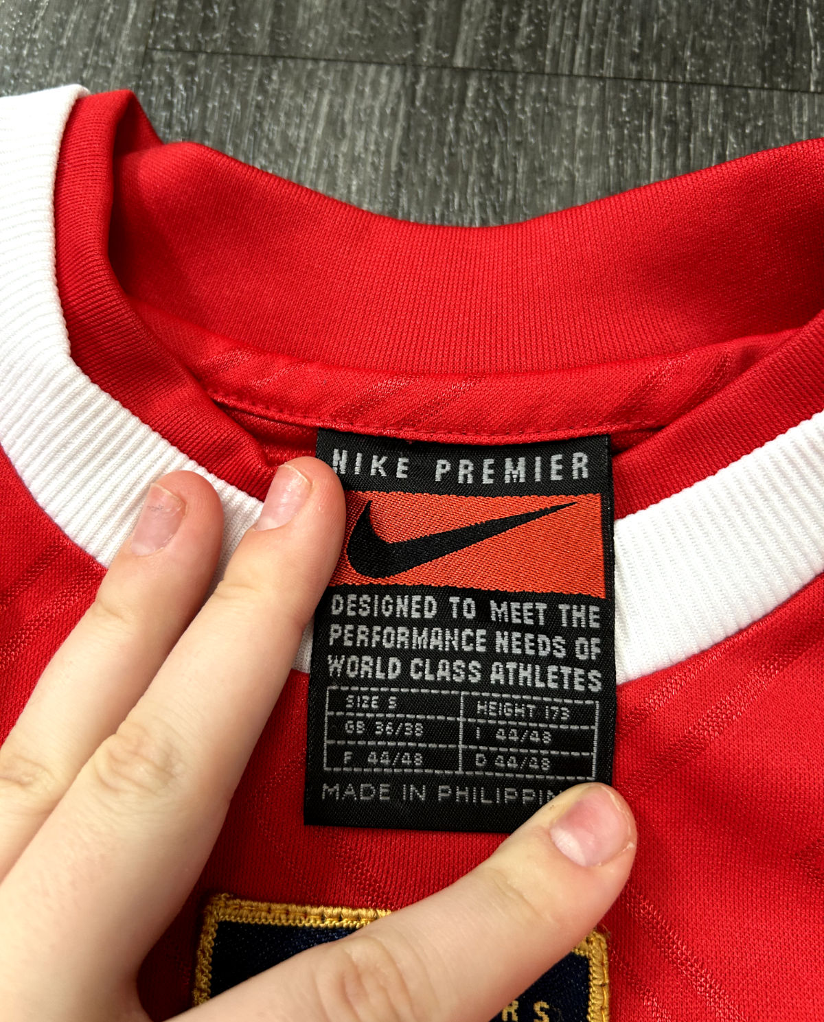 Original Authentic Nike Arsenal 1994/1996 Training Shirt Small Mens2