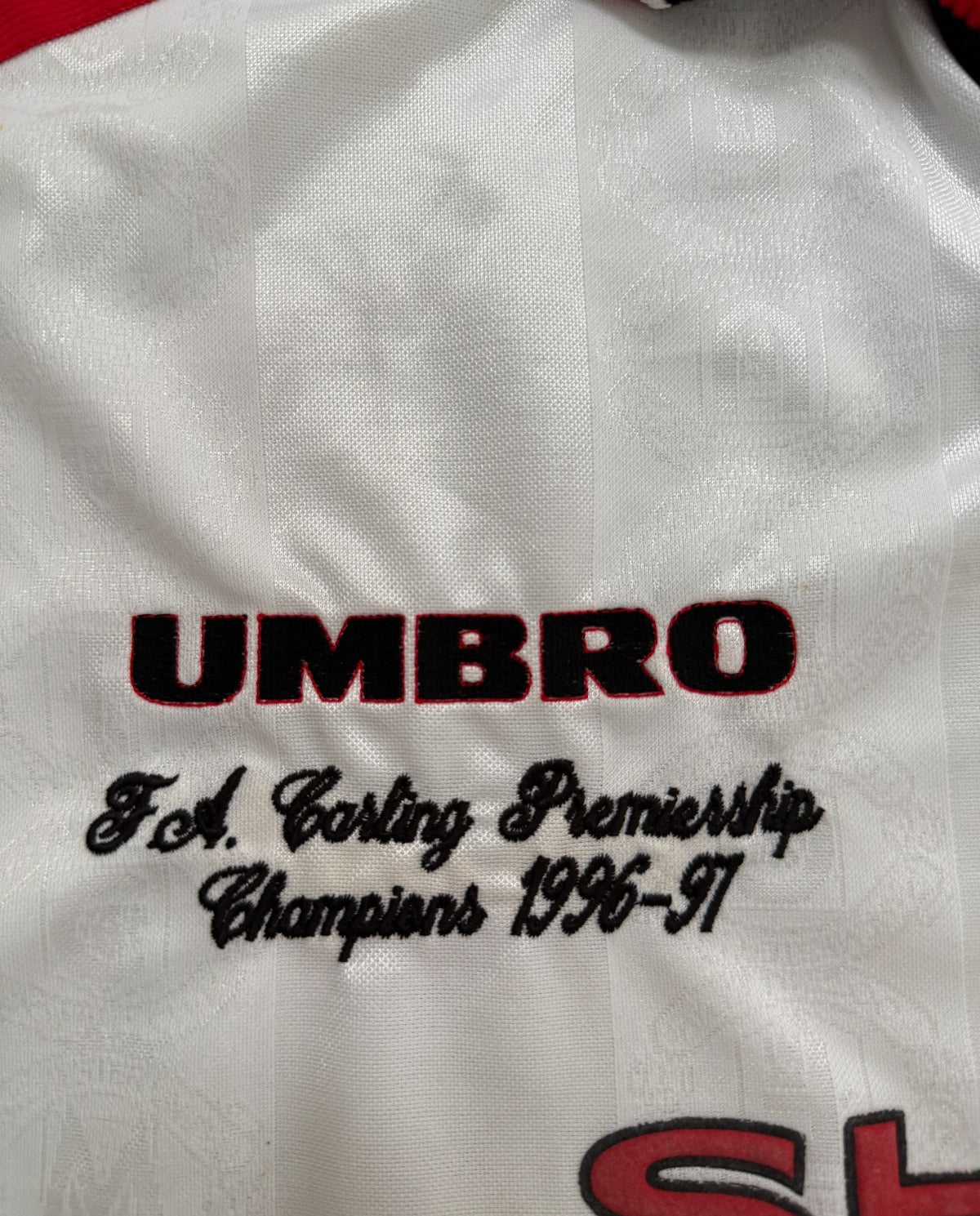 Original Umbro Manchester United 1997/1998 Away Shirt PREMIERSHIP CHAMPIONS XL3