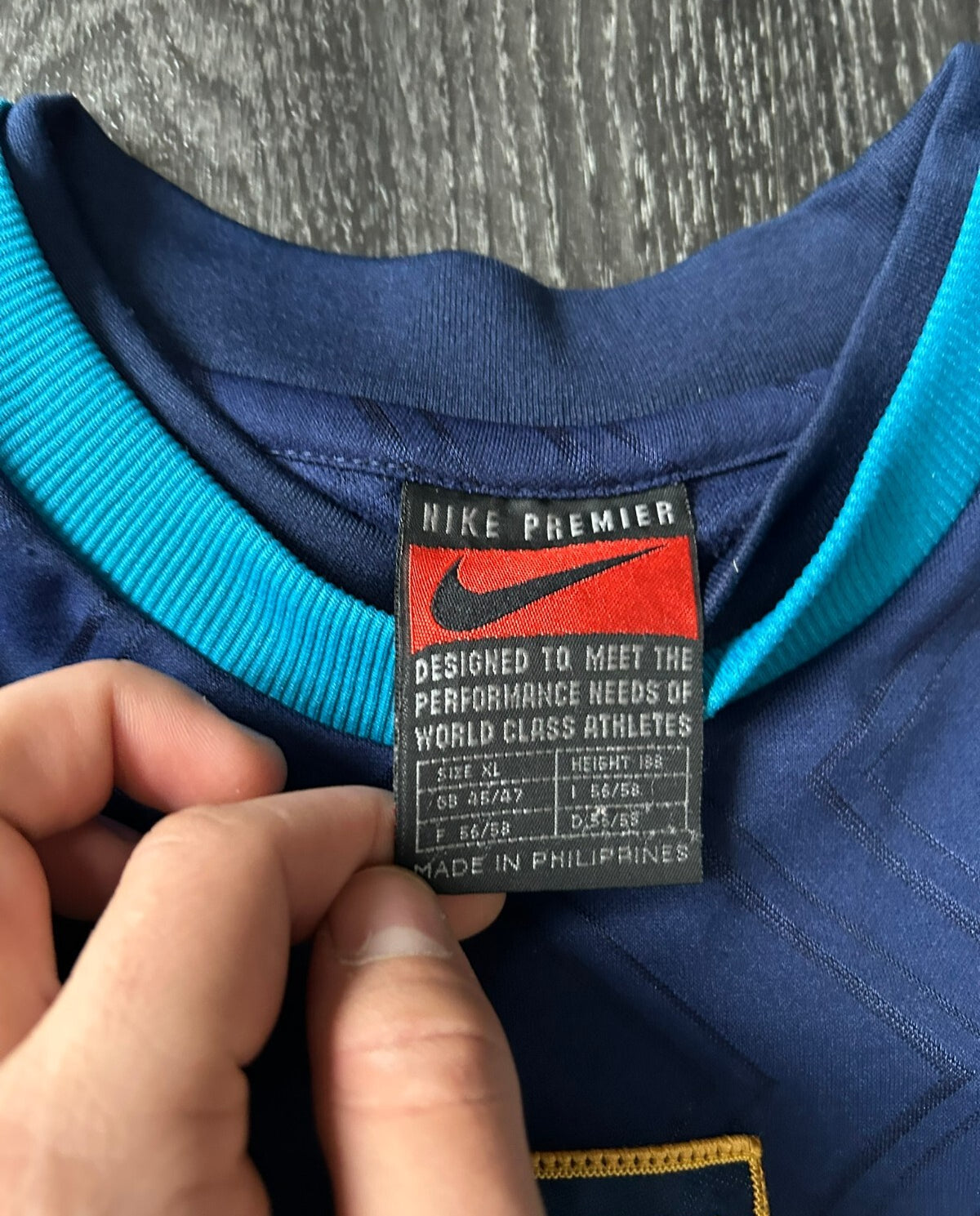 Original Authentic Nike Arsenal 1994/1996 Training Shirt Mens Extra Large2