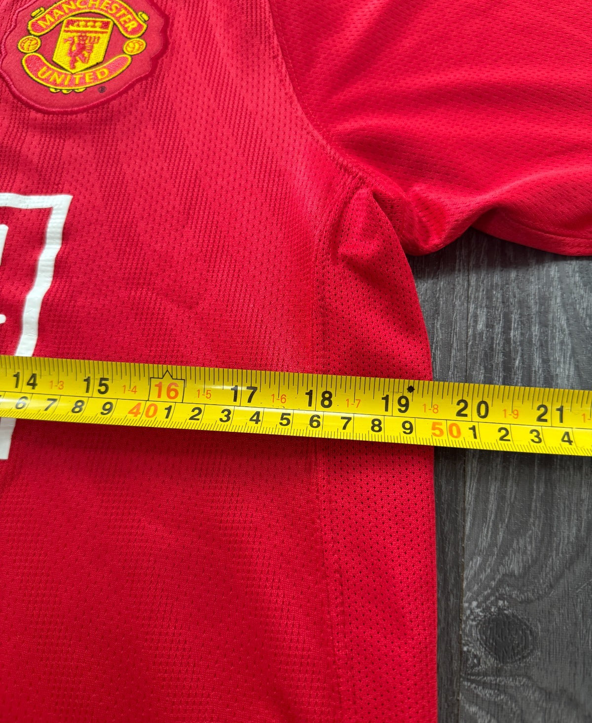 Original Authentic Nike Manchester United 2007/2008 Home Shirt Mens Medium7